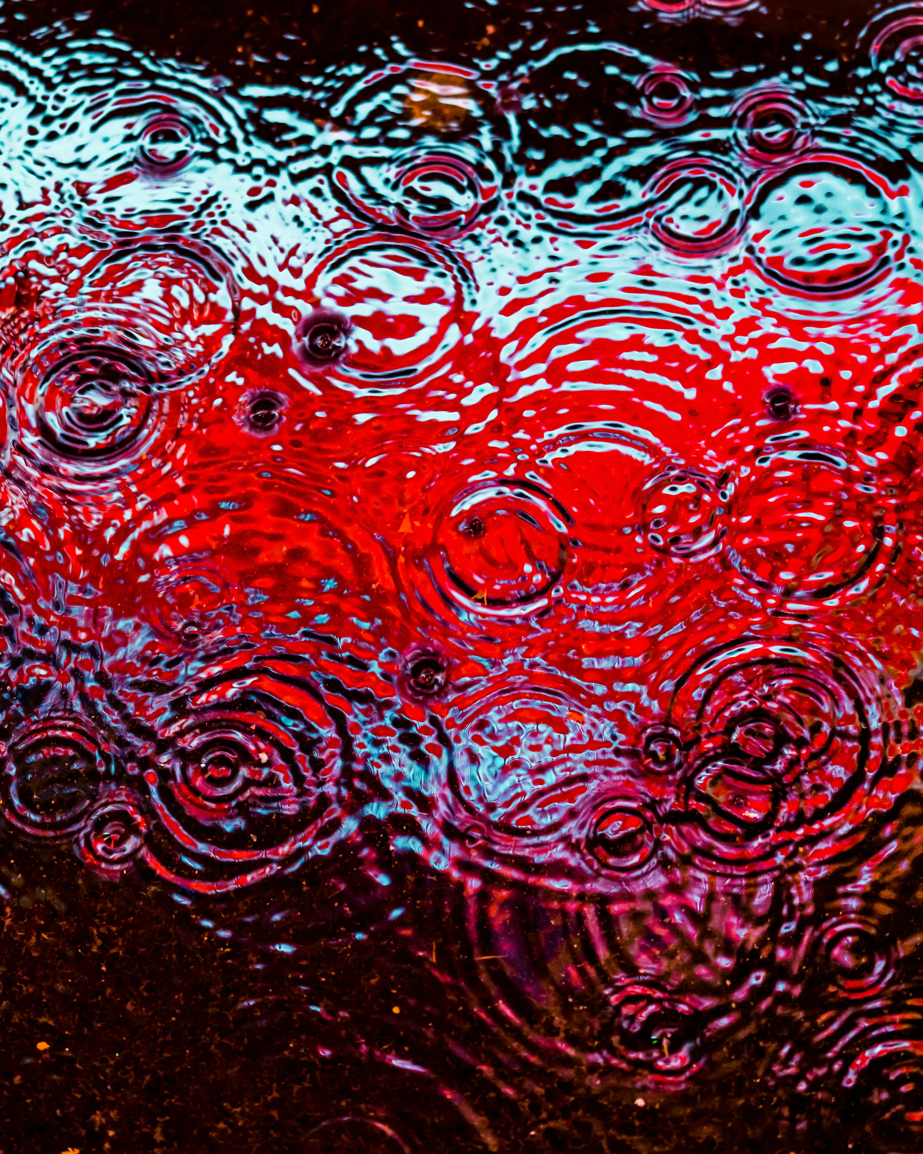Drip Drop is an ode to the generative beauty of a universe unwinding. 1111 1/1 photographs of rain hitting puddles in Times Square, New York City. Rarity is determined by machine vision detecting a wide range of variables.