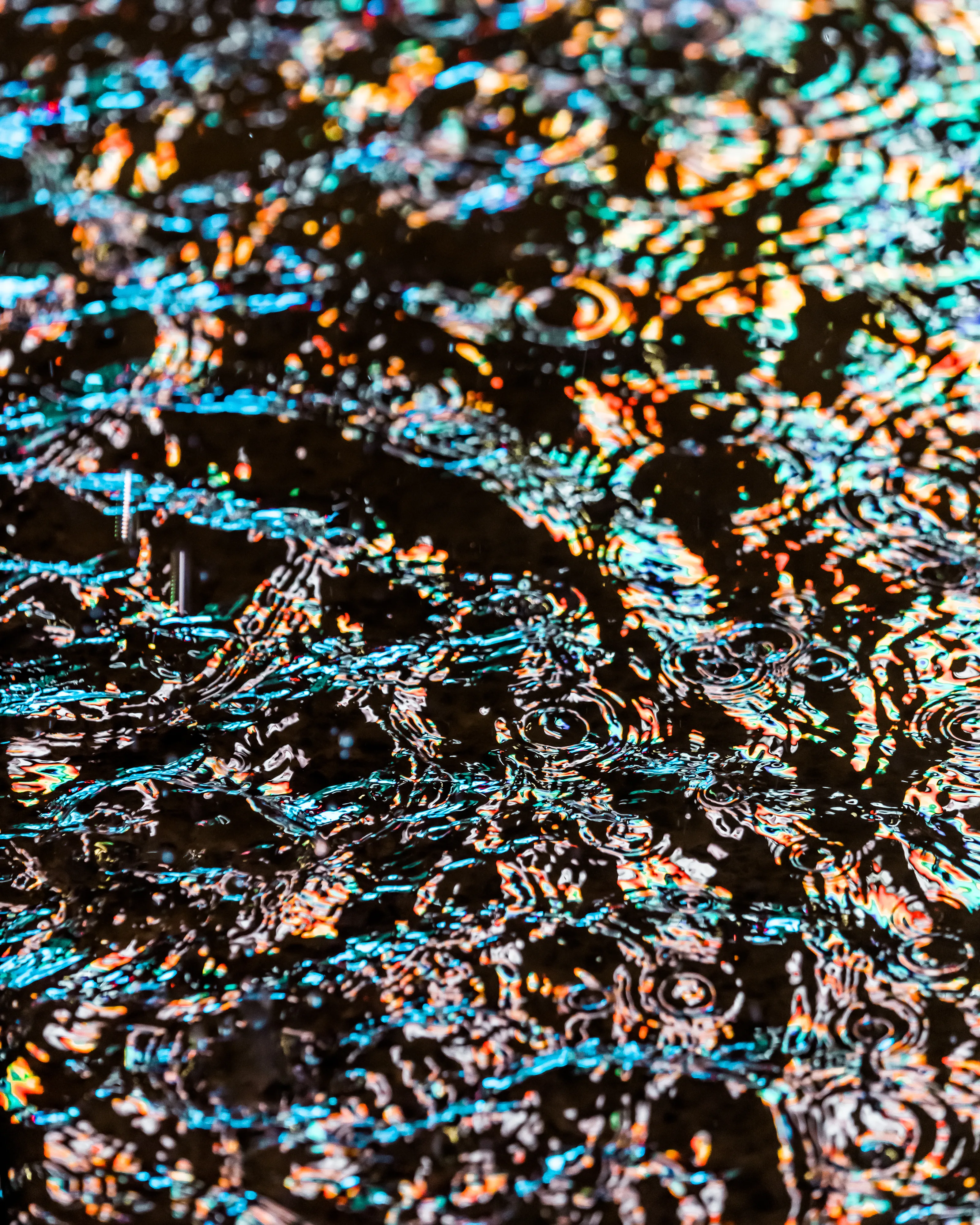 Drip Drop is an ode to the generative beauty of a universe unwinding. 1111 1/1 photographs of rain hitting puddles in Times Square, New York City. Rarity is determined by machine vision detecting a wide range of variables.