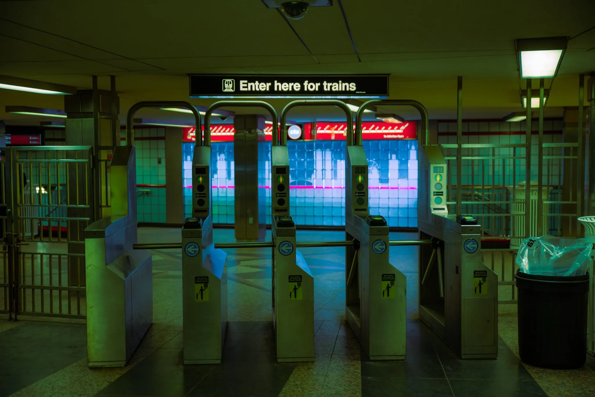 CTA train station 2019