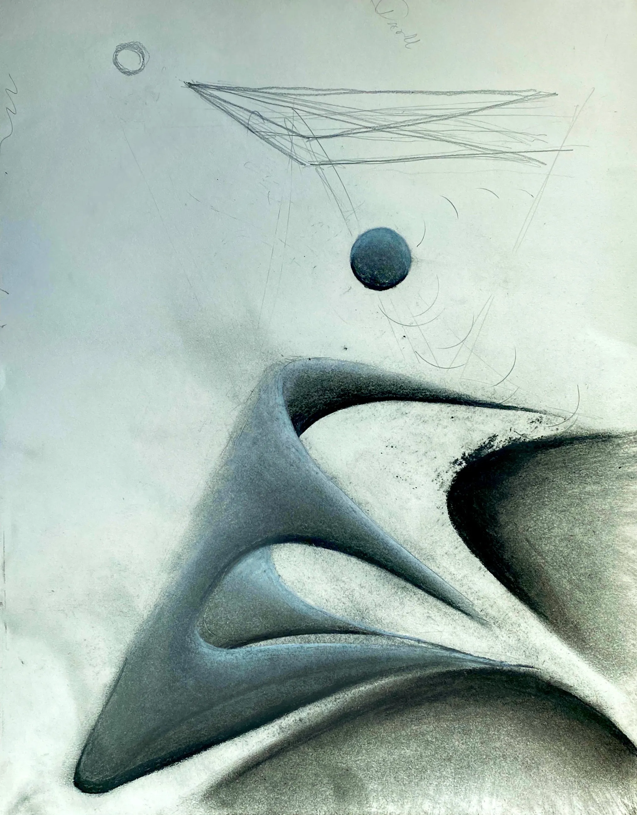 charcoal and graphite on 11x14 inch paper