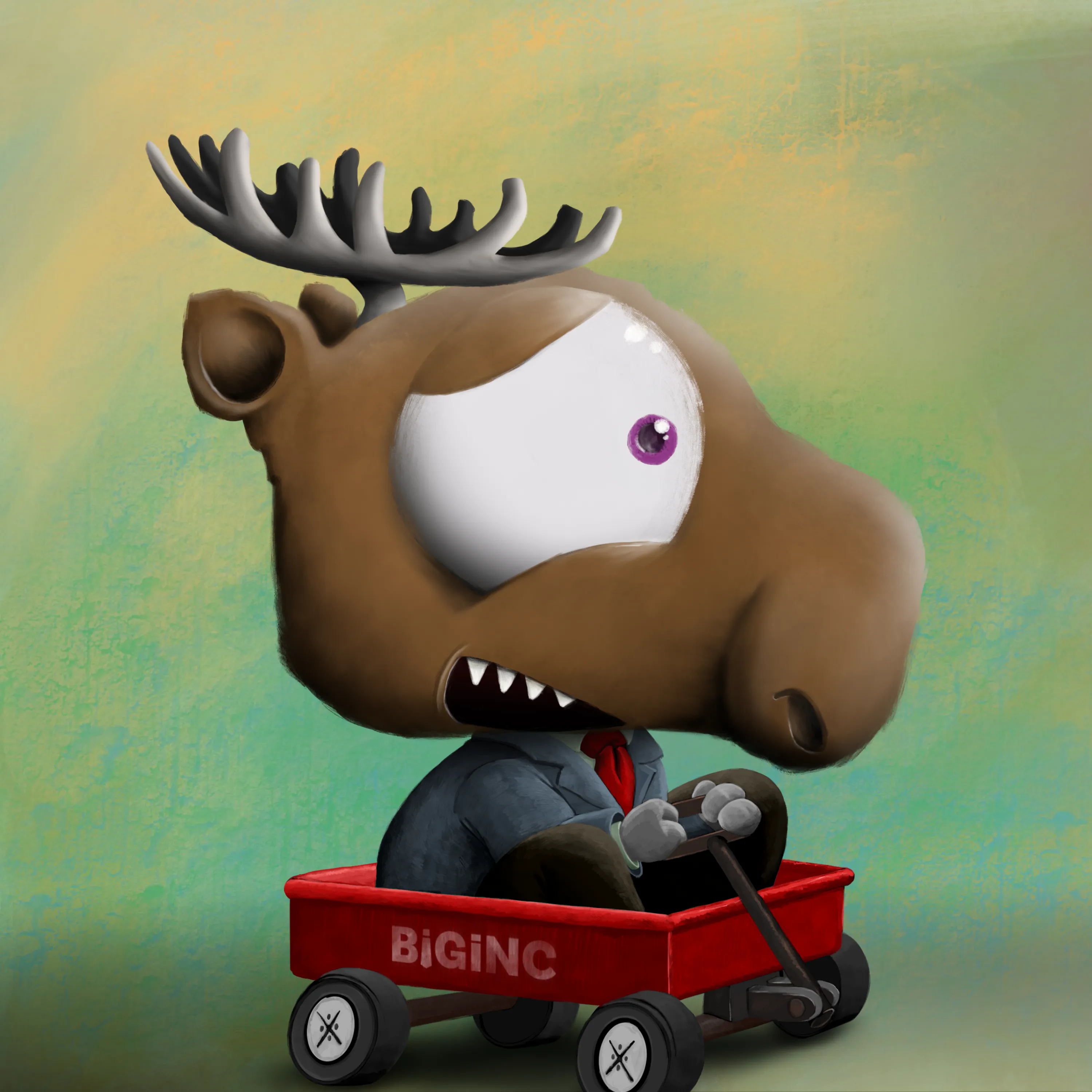 Welcome to BiG iNC! By the grace of BiG MiSTER and our pSeudo-Natural Animal Track and Capture Humanelyish (SNATCH) operatives, you have been selected as an employee! Congratulations! Now sit your fuzzy little butt down in this chair - don’t mind the restraints - and hold still.
