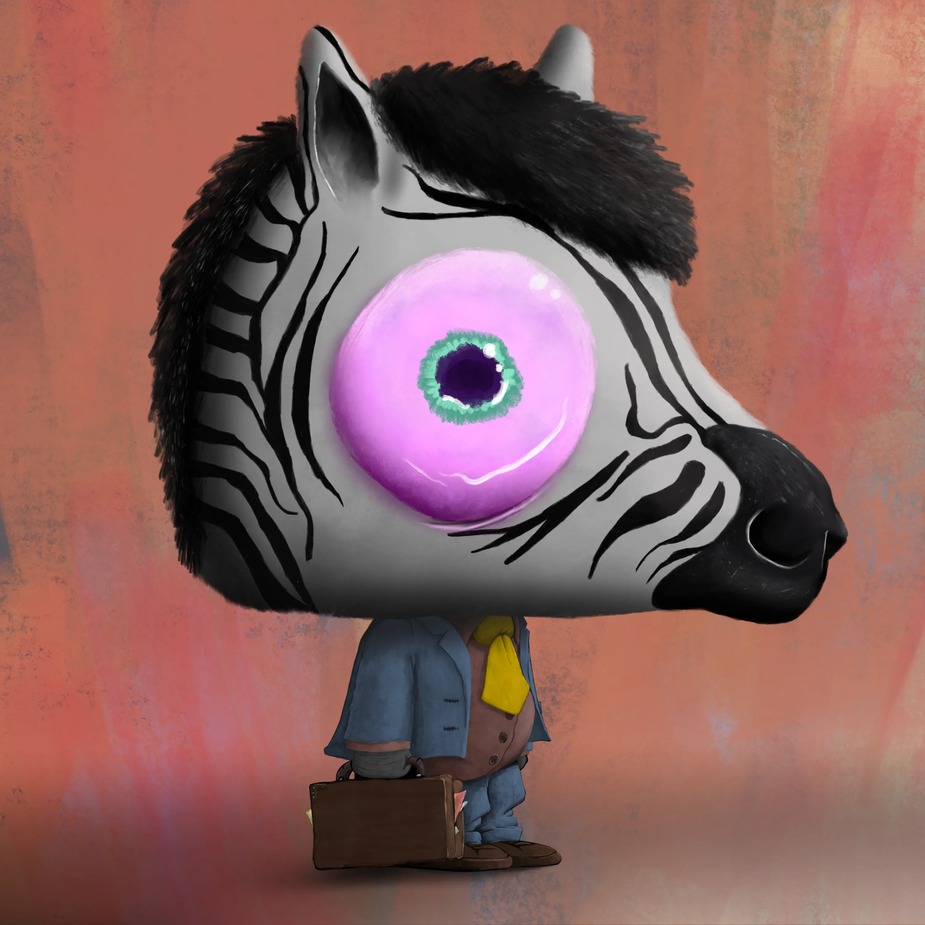 Welcome to BiG iNC! By the grace of BiG MiSTER and our pSeudo-Natural Animal Track and Capture Humanelyish (SNATCH) operatives, you have been selected as an employee! Congratulations! Now sit your fuzzy little butt down in this chair - don’t mind the restraints - and hold still.