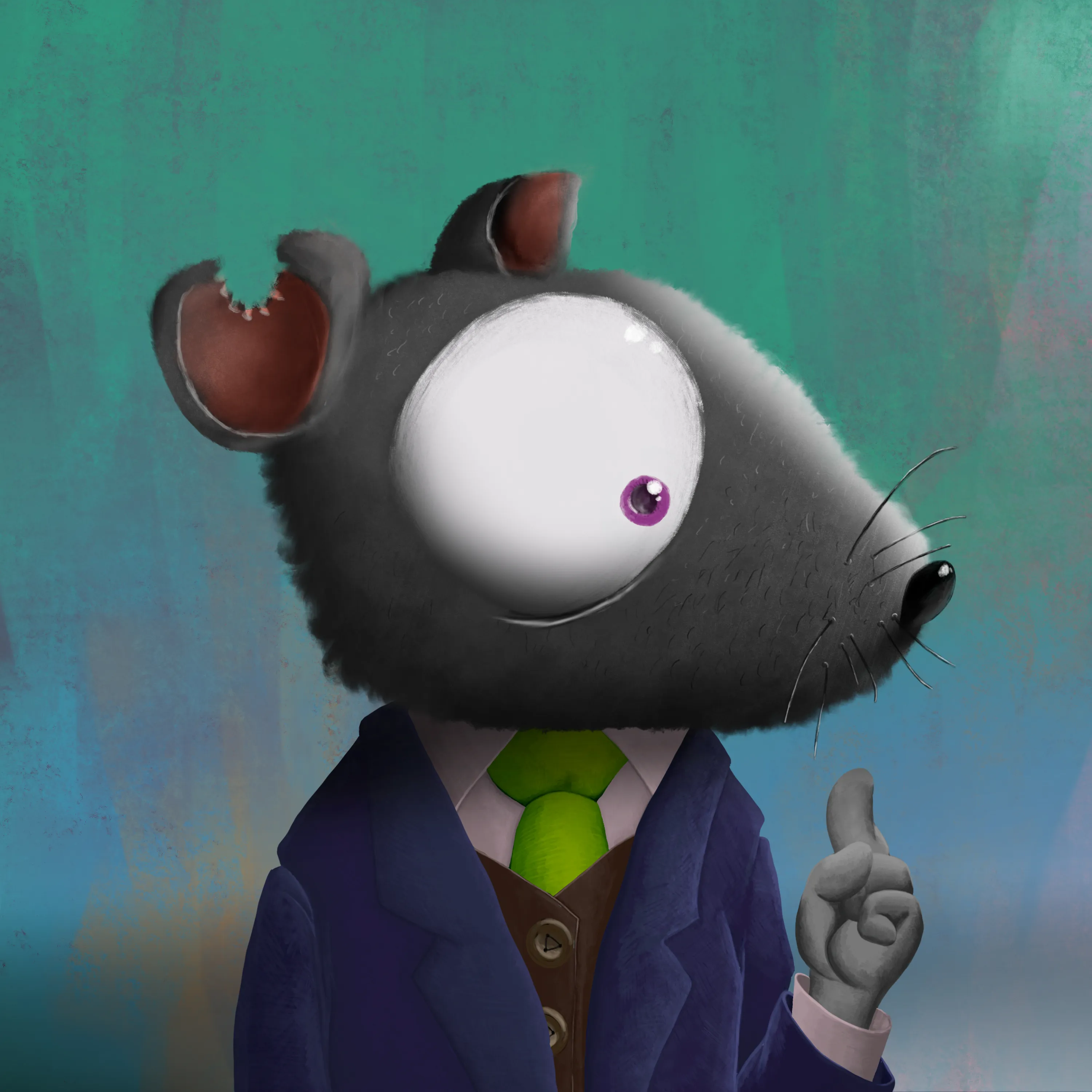 Welcome to BiG iNC! By the grace of BiG MiSTER and our pSeudo-Natural Animal Track and Capture Humanelyish (SNATCH) operatives, you have been selected as an employee! Congratulations! Now sit your fuzzy little butt down in this chair - don’t mind the restraints - and hold still.