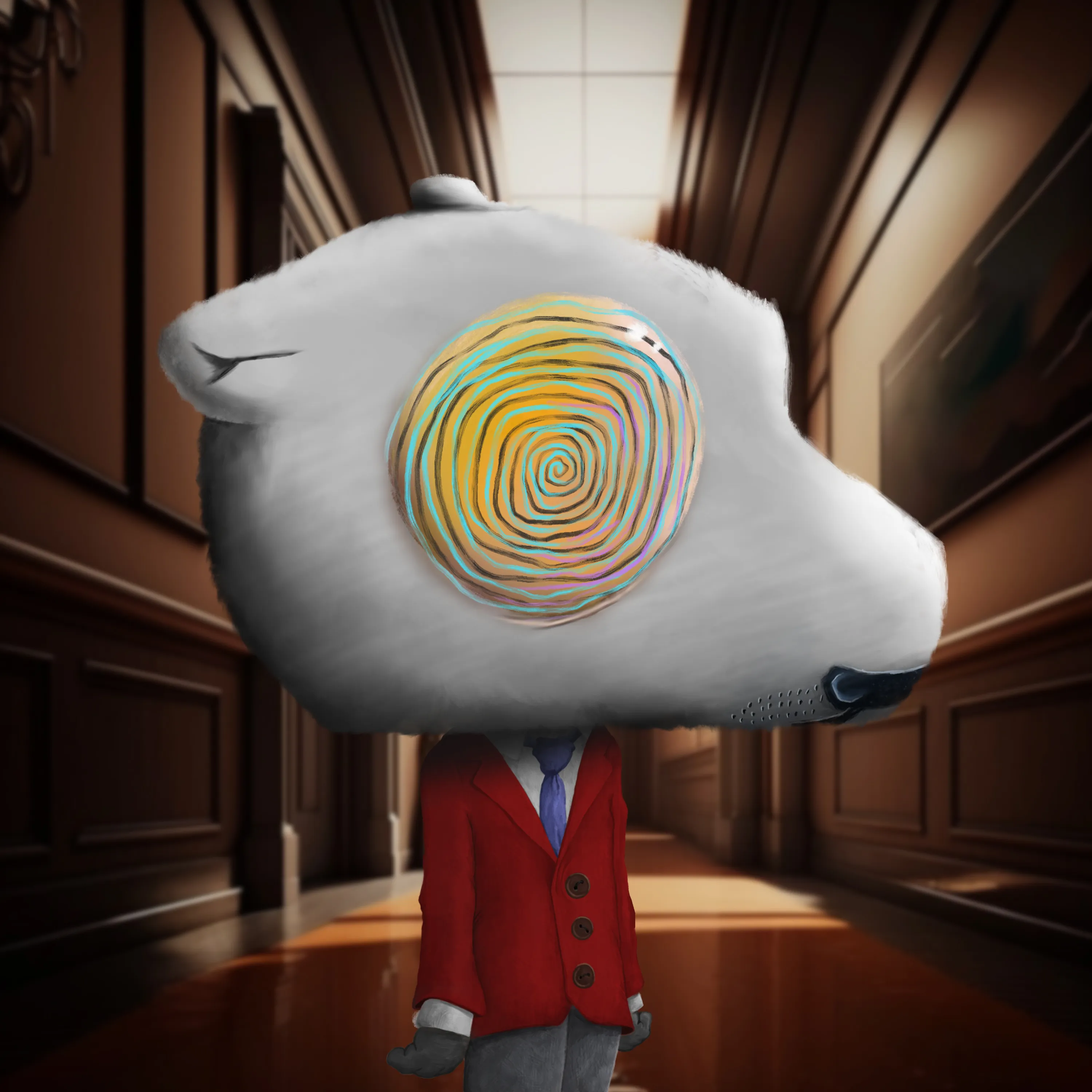 Welcome to BiG iNC! By the grace of BiG MiSTER and our pSeudo-Natural Animal Track and Capture Humanelyish (SNATCH) operatives, you have been selected as an employee! Congratulations! Now sit your fuzzy little butt down in this chair - don’t mind the restraints - and hold still.
