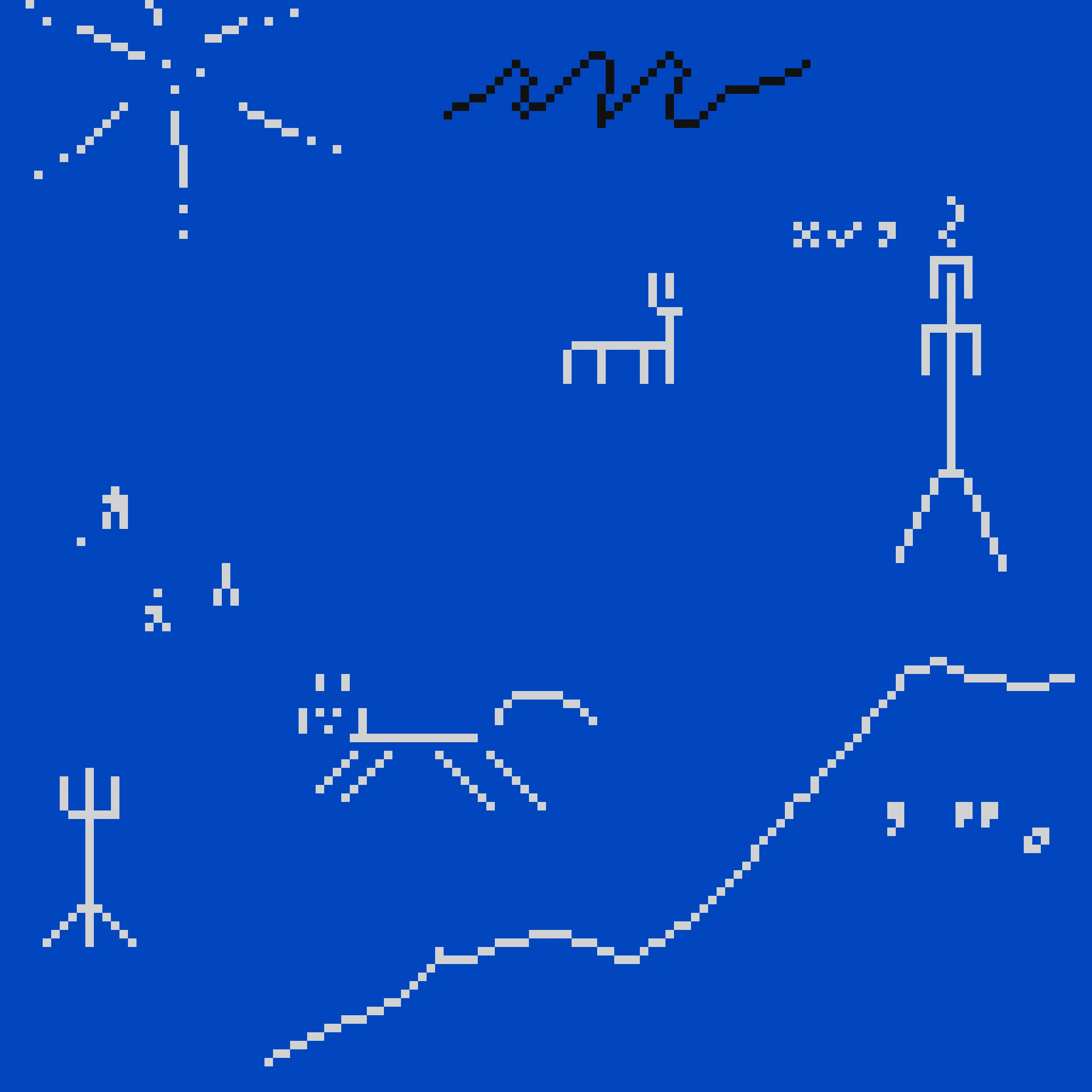 蓝村

Good old blue screen.