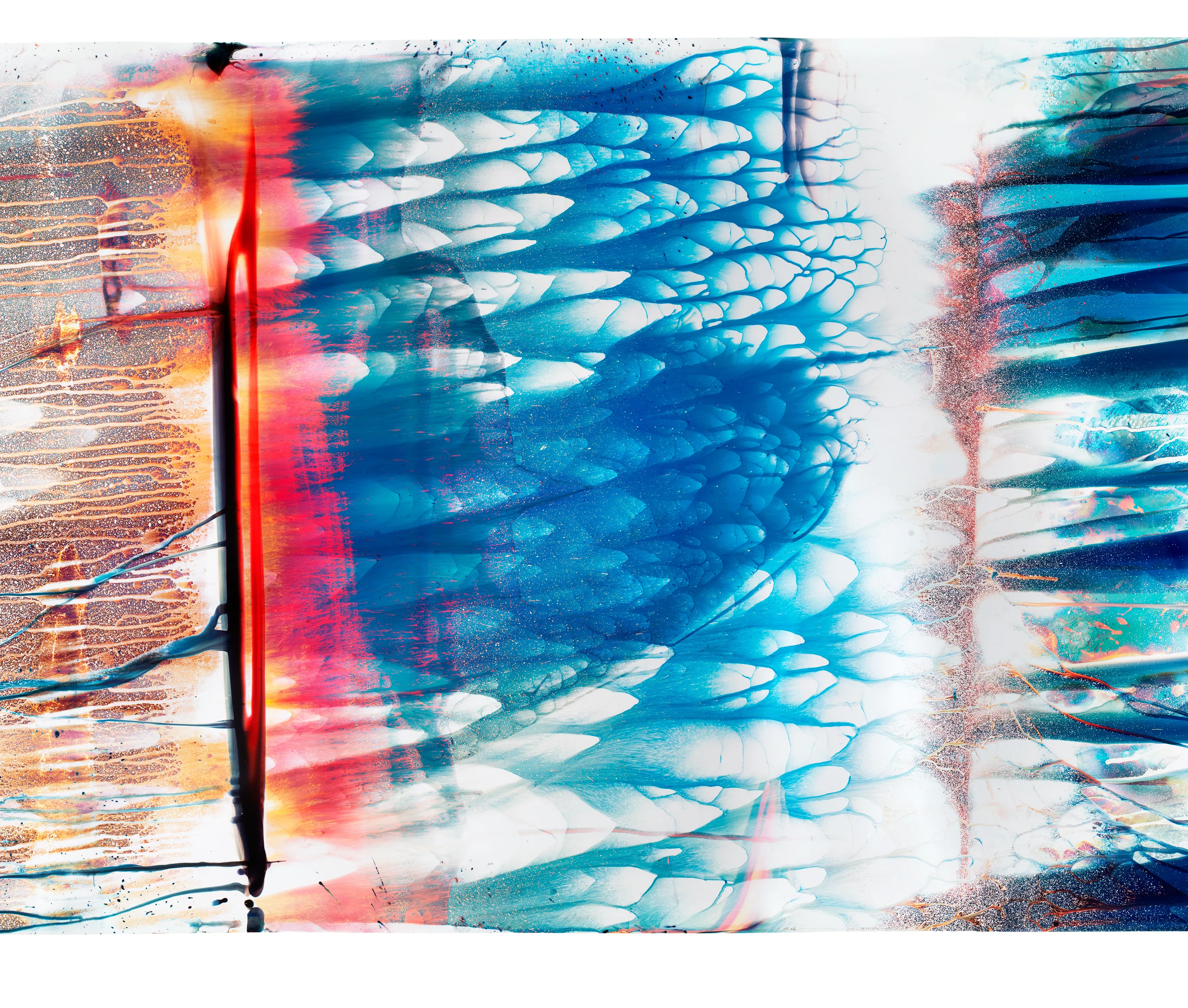 Zome.art presents 154ever, a collection of 30 images by artist Mariah Robertson. Using a large roll of photographic paper, and deploying a myriad of analogue techniques, Robertson created a single tapestry over the course of several days in the darkroom. She then photographed the tapestry, and divided it into 30 discrete images, now available as NFTs. The images will be revealed as they are collected, and will also be stitched together and displayed here: https://art.zome.art/robertson/154ever/. Once all 30 images are collected, the tapestry will be complete, and an NFT of the final piece will be airdropped to each primary collector. Each primary collector will own both a piece of the tapestry, as well as an edition of the completed tapestry. This is a unique opportunity to own both a part and a whole of a large scale unique work by the artist, previously unavailable, and now archived on the blockchain.

Mariah Robertson (b. 1975) received her BA from University of California, Berkeley and her MFA from Yale University. She has exhibited widely at institutions such as MoMA PS1 and The International Center of Photography. Her work is in the collections of the Whitney Museum of American Art, New York; Museum of Modern Art, New York and the Los Angeles County Museum of Art, among others. Mariah Robertson lives and works in Brooklyn, New York.