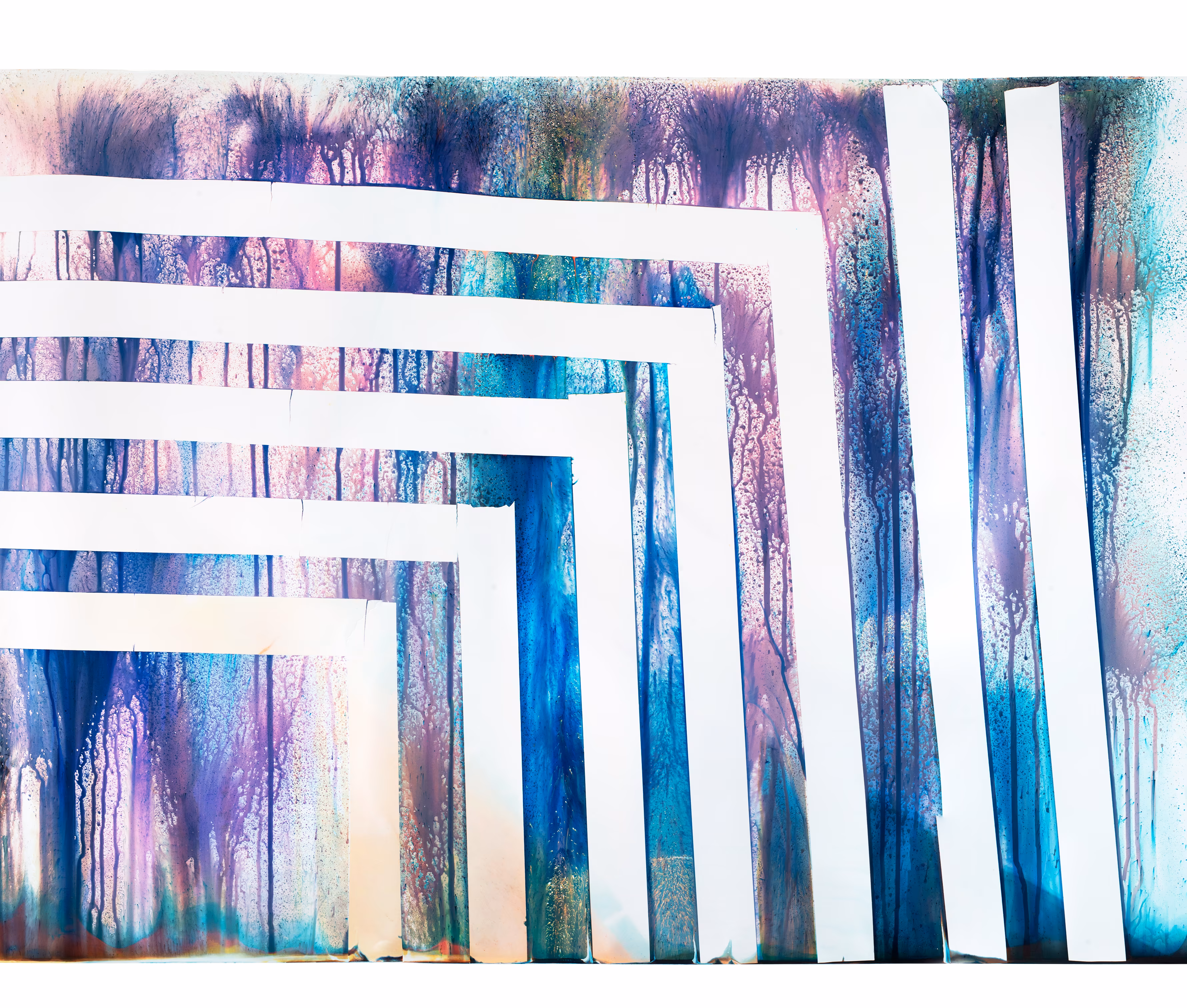 Zome.art presents 154ever, a collection of 30 images by artist Mariah Robertson. Using a large roll of photographic paper, and deploying a myriad of analogue techniques, Robertson created a single tapestry over the course of several days in the darkroom. She then photographed the tapestry, and divided it into 30 discrete images, now available as NFTs. The images will be revealed as they are collected, and will also be stitched together and displayed here: https://art.zome.art/robertson/154ever/. Once all 30 images are collected, the tapestry will be complete, and an NFT of the final piece will be airdropped to each primary collector. Each primary collector will own both a piece of the tapestry, as well as an edition of the completed tapestry. This is a unique opportunity to own both a part and a whole of a large scale unique work by the artist, previously unavailable, and now archived on the blockchain.

Mariah Robertson (b. 1975) received her BA from University of California, Berkeley and her MFA from Yale University. She has exhibited widely at institutions such as MoMA PS1 and The International Center of Photography. Her work is in the collections of the Whitney Museum of American Art, New York; Museum of Modern Art, New York and the Los Angeles County Museum of Art, among others. Mariah Robertson lives and works in Brooklyn, New York.