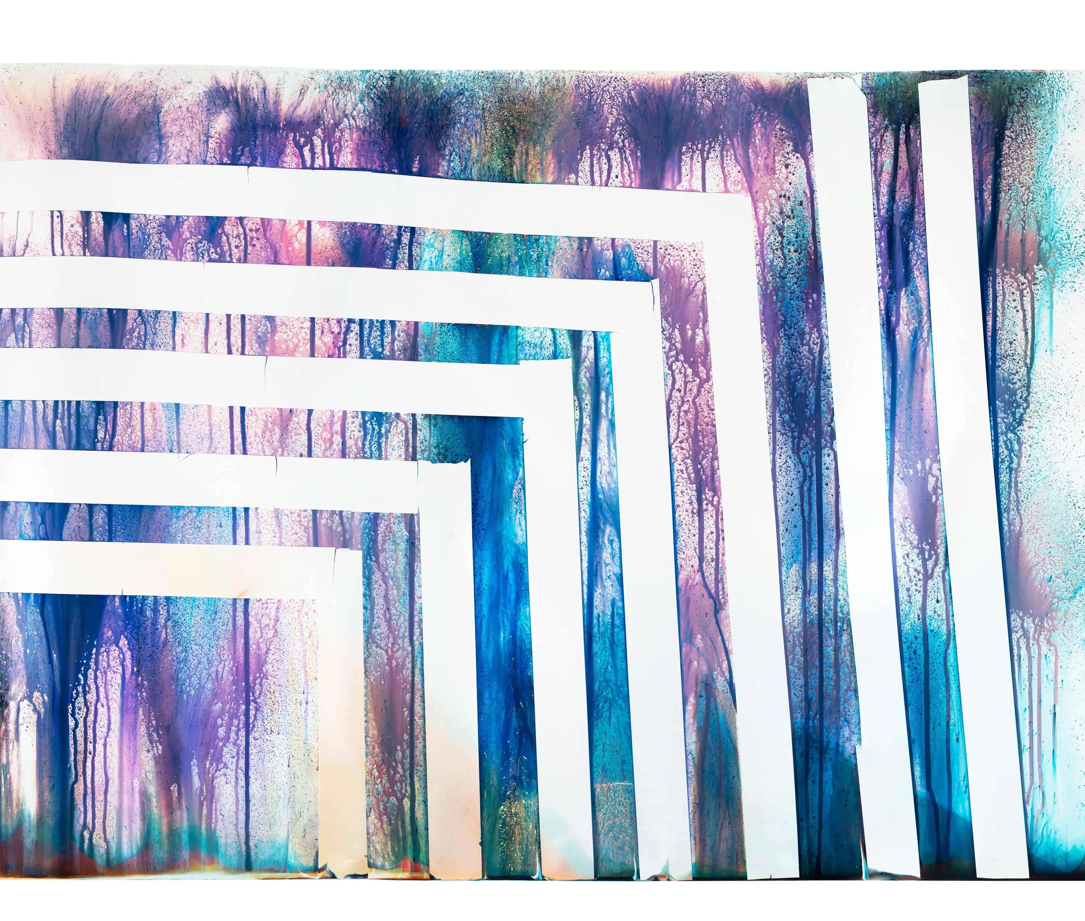 Zome.art presents 154ever, a collection of 30 images by artist Mariah Robertson. Using a large roll of photographic paper, and deploying a myriad of analogue techniques, Robertson created a single tapestry over the course of several days in the darkroom. She then photographed the tapestry, and divided it into 30 discrete images, now available as NFTs. The images will be revealed as they are collected, and will also be stitched together and displayed here: https://art.zome.art/robertson/154ever/. Once all 30 images are collected, the tapestry will be complete, and an NFT of the final piece will be airdropped to each primary collector. Each primary collector will own both a piece of the tapestry, as well as an edition of the completed tapestry. This is a unique opportunity to own both a part and a whole of a large scale unique work by the artist, previously unavailable, and now archived on the blockchain.

Mariah Robertson (b. 1975) received her BA from University of California, Berkeley and her MFA from Yale University. She has exhibited widely at institutions such as MoMA PS1 and The International Center of Photography. Her work is in the collections of the Whitney Museum of American Art, New York; Museum of Modern Art, New York and the Los Angeles County Museum of Art, among others. Mariah Robertson lives and works in Brooklyn, New York.