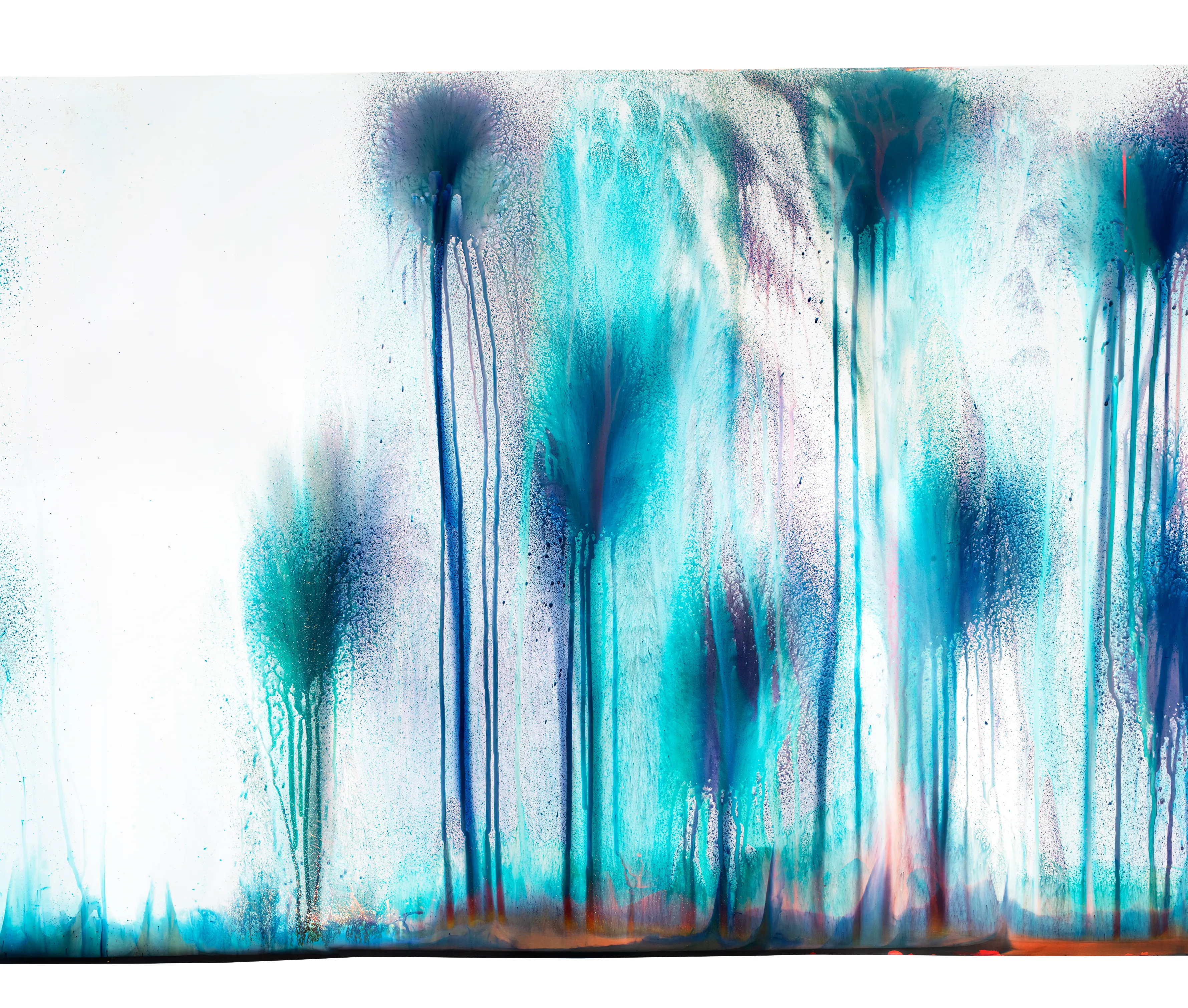 Zome.art presents 154ever, a collection of 30 images by artist Mariah Robertson. Using a large roll of photographic paper, and deploying a myriad of analogue techniques, Robertson created a single tapestry over the course of several days in the darkroom. She then photographed the tapestry, and divided it into 30 discrete images, now available as NFTs.The images will be revealed as they are collected, and will also be stitched together and displayed here: https://art.zome.art/robertson/154ever/. Once all 30 images are collected, the tapestry will be complete, and an NFT of the final piece will be airdropped to each primary collector. Each primary collector will own both a piece of the tapestry, as well as an edition of the completed tapestry. This is a unique opportunity to own both a part and a whole of a large scale unique work by the artist, previously unavailable, and now archived on the blockchain.

Mariah Robertson (b. 1975) received her BA from University of California, Berkeley and her MFA from Yale University. She has exhibited widely at institutions such as MoMA PS1 and The International Center of Photography. Her work is in the collections of the Whitney Museum of American Art, New York; Museum of Modern Art, New York and the Los Angeles County Museum of Art, among others. Mariah Robertson lives and works in Brooklyn, New York.