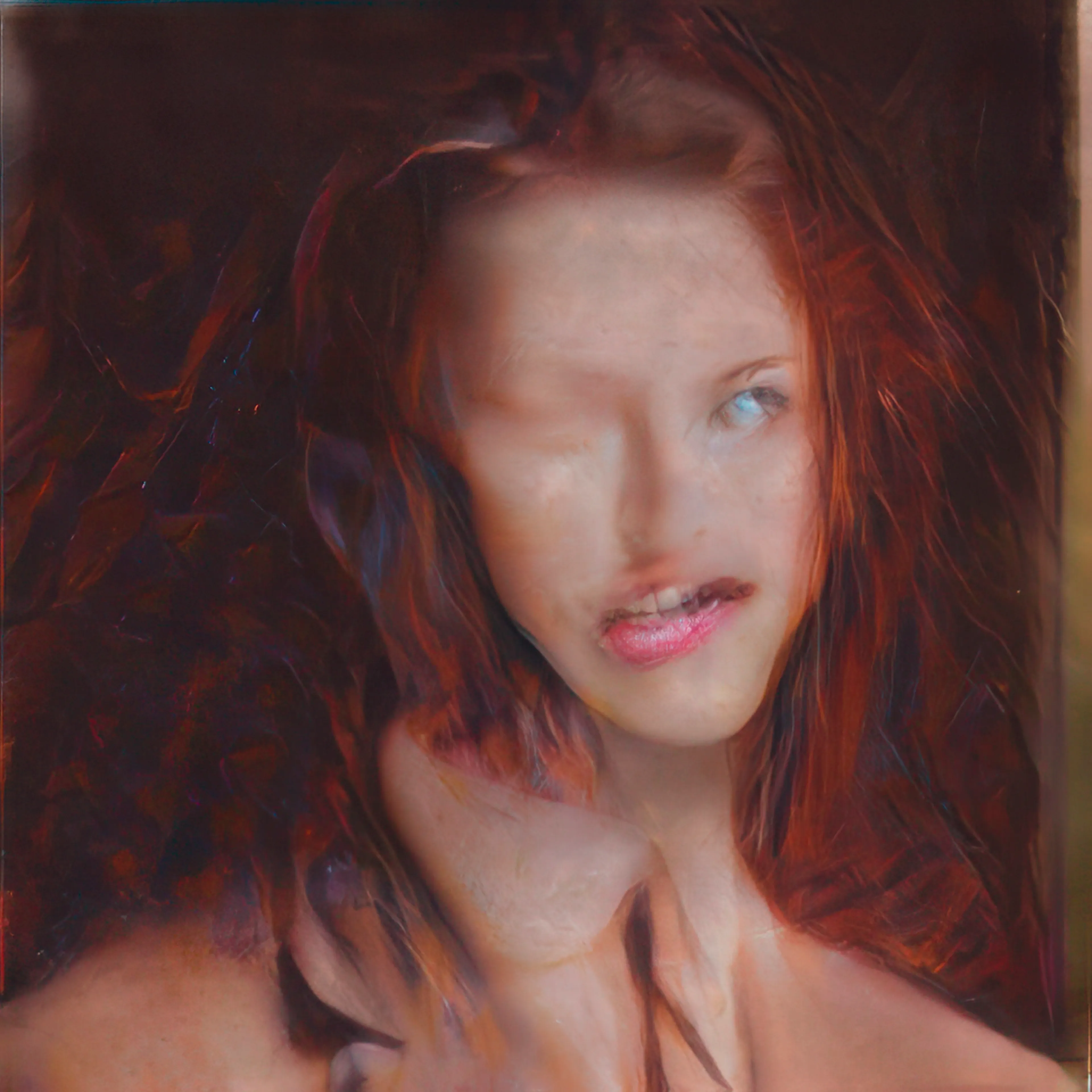 **CycleGAN Makeover (2017)**
In CycleGAN Makeover, Klingemann turns the emerging tool of CycleGAN toward questions of portraiture, identity, and machine bias. Created in 2017, this series explores the AI-mediated transformation of gender in photographic images - a kind of automated drag act performed by neural networks. CycleGAN, a new generative model that learns to translate images from one domain to another without paired examples, provided the flexibility to reimagine gender. Seizing on this potential, Klingemann trained CycleGAN on two carefully prepared domains: one of female portraits and one of male portraits. By teaching the system to convert an image from one set to the other, he created a model capable of morphing faces across the gender divide. The process was akin to an AI “makeover”: feed in a photo of a woman, and out emerges a version with masculine features; feed in a man, and the network feminizes his appearance.
What makes this undertaking compelling are the cultural and representational questions it raises. The AI was not explicitly instructed on what “male” or “female” means, it deduced patterns from its training data, encapsulating prevalent visual stereotypes. The resulting portraits mirror societal biases as the machine subtly adjusts features - smoothing or lightening skin, altering jawlines, and modifying hair or stubble - to produce transformations that are startling and often off-kilter. A face may emerge with features that almost pass as plausibly male or female, yet remain ambiguous with mismatched eyes or an eerie smile. Klingemann embraced these unexpected outcomes as artistic serendipity, applying his transhancement technique to magnify odd details and produce ghostly, uncanny portraits that flicker between genders.
These images carry a haunting, archival quality. By mining open archives of 19th-century photography to compile a dataset of vintage faces, Klingemann allowed modern AI to “repaint” anonymous figures of the past. Conceptually, the series engages with themes of fluid identity and the algorithmic gaze. In an era when algorithms increasingly mediate self-presentation, his work questions what it means when a machine reconstructs you according to its learned biases. CycleGAN Makeover stands as a fascinating study in machine bias and creativity, a visual exploration that blurs the line between male and female, provoking us to reconsider our preconceptions.