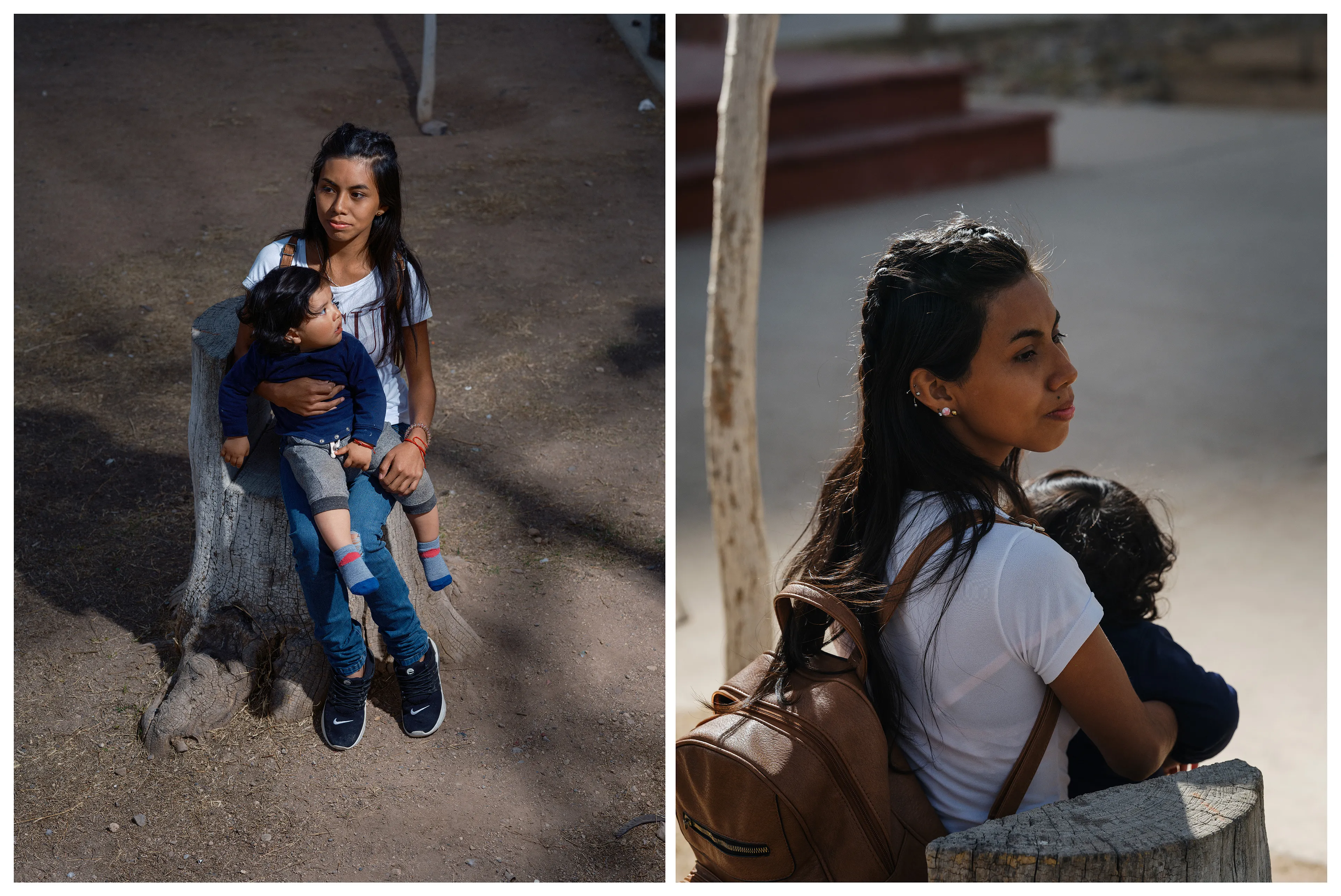 Ficciones #25 by Carolyn Drake and Andres Gonzalez

Ficciones is a collaborative project made by Carolyn Drake and Andres Gonzalez along the US Mexico border. We have been partners in life and work since we met in grad school in 2003. Our family histories can be reduced to familiar stories. Andres’ extended family migrated from Mexico to California over a period of decades, settling in the San Francisco Bay. Carolyn also has roots in California – European farmers who migrated West along the Oregon trail in the 19th century. We have both fought, and at times failed, to defy the stereotypes we fit into. And while we are repeatedly confounded by the ways our differing cultural backgrounds shape our behaviors, the next moment we are confounded by the ways we thwart them. The differences draw us together, but they are also a source of struggle, something we are constantly hashing out.

The visual pairings we are making across the border reflect that struggle: to find balance, to relate, and to defy the expectations of our own storyline. We make pictures together yet apart, looking at almost the same things at almost the same time. We are drawn to the ways identity is negotiated in the borderlands – people and towns and waterways that are part one and part the other, perpetually divided and crossing between. The title Ficciones is a reminder that the border itself is not a natural condition; it is an imagined concept – albeit one that occupies physical, political, and psychological space. For the Magnum x Obscura Commission we worked in small towns on both sides of the border between Nogales and Brownsville/Matamoros.

Edition: 1 of 1

Commissioned by Obscura