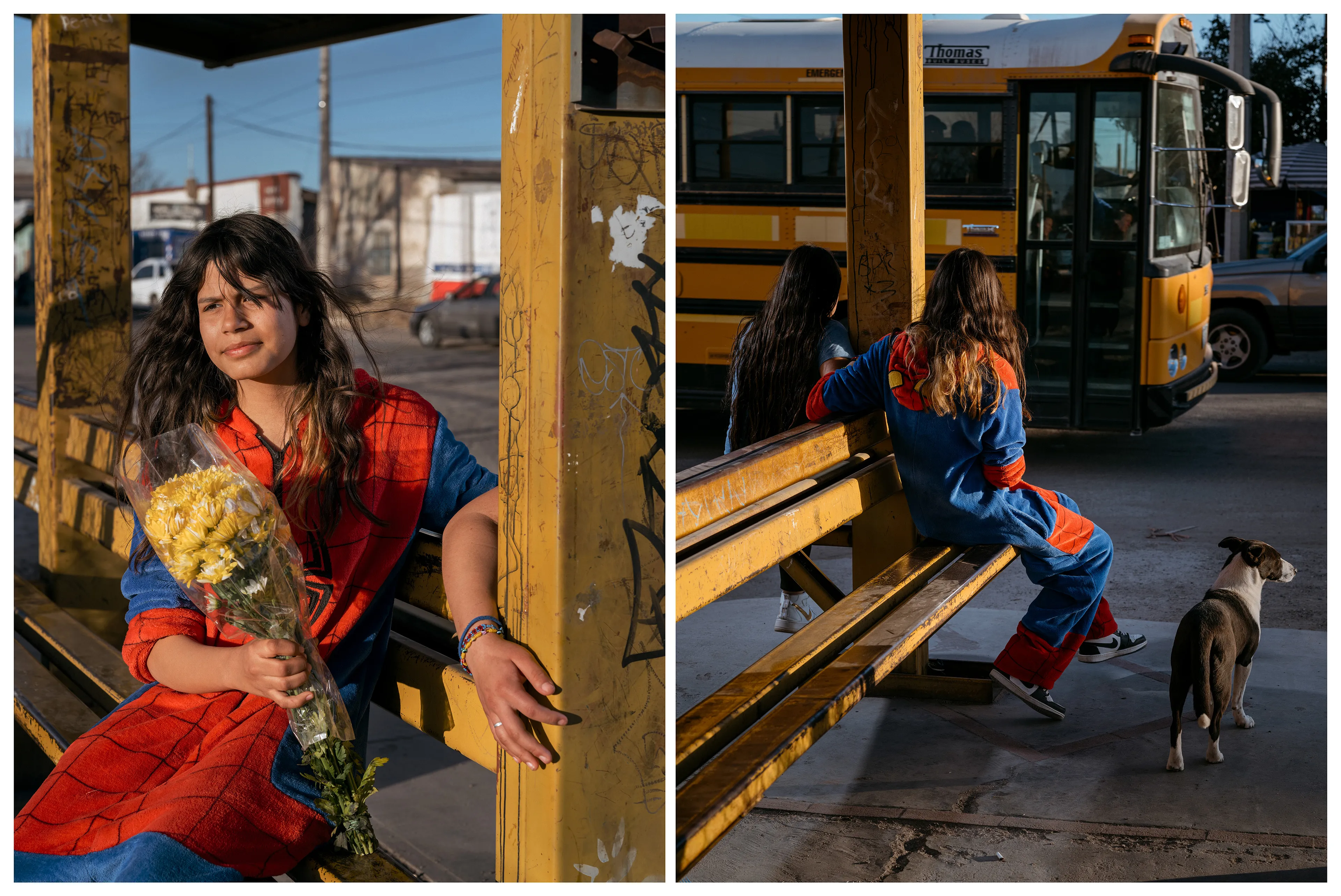 Ficciones #22 by Carolyn Drake and Andres Gonzalez

Ficciones is a collaborative project made by Carolyn Drake and Andres Gonzalez along the US Mexico border. We have been partners in life and work since we met in grad school in 2003. Our family histories can be reduced to familiar stories. Andres’ extended family migrated from Mexico to California over a period of decades, settling in the San Francisco Bay. Carolyn also has roots in California – European farmers who migrated West along the Oregon trail in the 19th century. We have both fought, and at times failed, to defy the stereotypes we fit into. And while we are repeatedly confounded by the ways our differing cultural backgrounds shape our behaviors, the next moment we are confounded by the ways we thwart them. The differences draw us together, but they are also a source of struggle, something we are constantly hashing out.

The visual pairings we are making across the border reflect that struggle: to find balance, to relate, and to defy the expectations of our own storyline. We make pictures together yet apart, looking at almost the same things at almost the same time. We are drawn to the ways identity is negotiated in the borderlands – people and towns and waterways that are part one and part the other, perpetually divided and crossing between. The title Ficciones is a reminder that the border itself is not a natural condition; it is an imagined concept – albeit one that occupies physical, political, and psychological space. For the Magnum x Obscura Commission we worked in small towns on both sides of the border between Nogales and Brownsville/Matamoros.

Edition: 1 of 1

Commissioned by Obscura