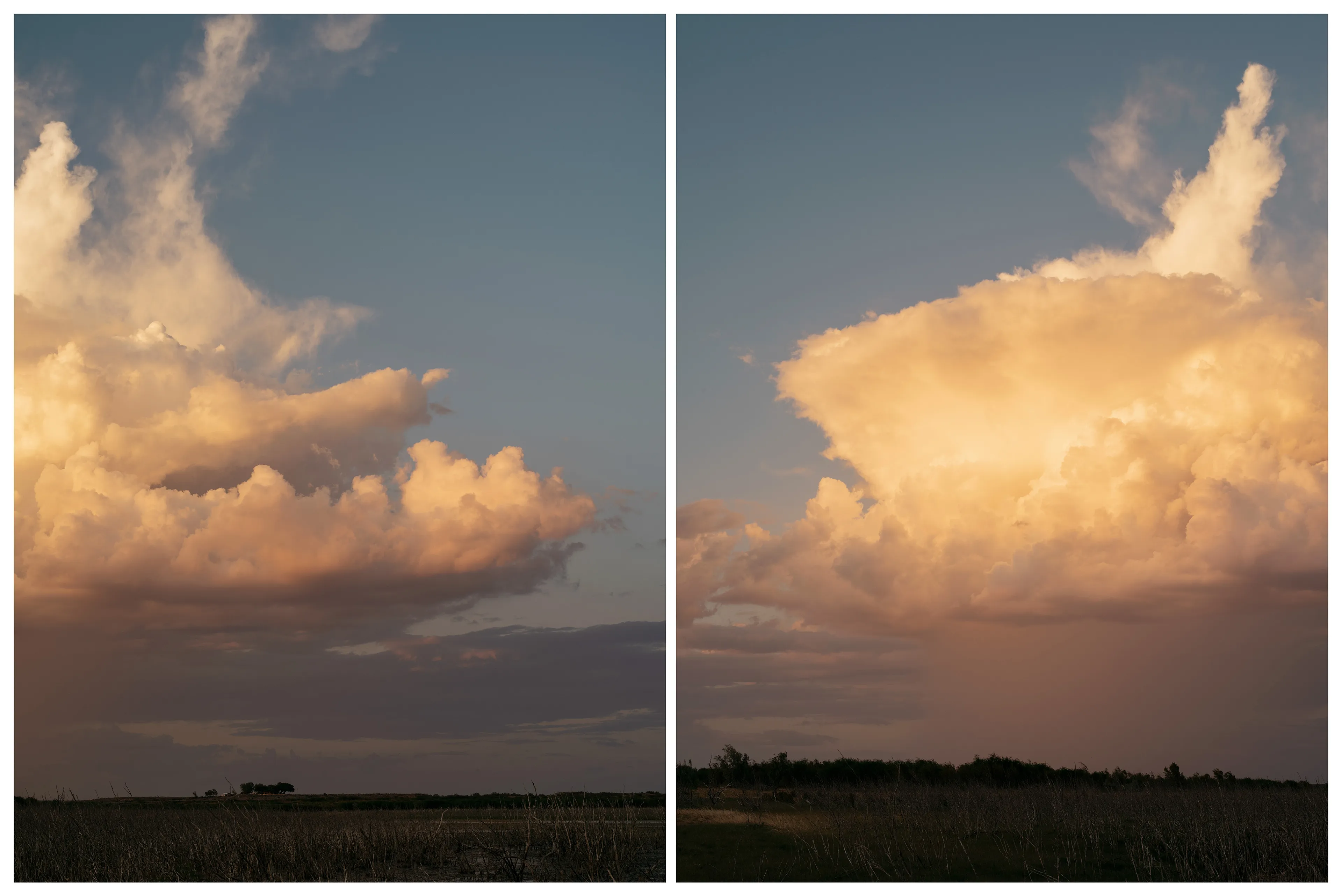 Ficciones #20 by Carolyn Drake and Andres Gonzalez

Ficciones is a collaborative project made by Carolyn Drake and Andres Gonzalez along the US Mexico border. We have been partners in life and work since we met in grad school in 2003. Our family histories can be reduced to familiar stories. Andres’ extended family migrated from Mexico to California over a period of decades, settling in the San Francisco Bay. Carolyn also has roots in California – European farmers who migrated West along the Oregon trail in the 19th century. We have both fought, and at times failed, to defy the stereotypes we fit into. And while we are repeatedly confounded by the ways our differing cultural backgrounds shape our behaviors, the next moment we are confounded by the ways we thwart them. The differences draw us together, but they are also a source of struggle, something we are constantly hashing out.

The visual pairings we are making across the border reflect that struggle: to find balance, to relate, and to defy the expectations of our own storyline. We make pictures together yet apart, looking at almost the same things at almost the same time. We are drawn to the ways identity is negotiated in the borderlands – people and towns and waterways that are part one and part the other, perpetually divided and crossing between. The title Ficciones is a reminder that the border itself is not a natural condition; it is an imagined concept – albeit one that occupies physical, political, and psychological space. For the Magnum x Obscura Commission we worked in small towns on both sides of the border between Nogales and Brownsville/Matamoros.

Edition: 1 of 1

Commissioned by Obscura
