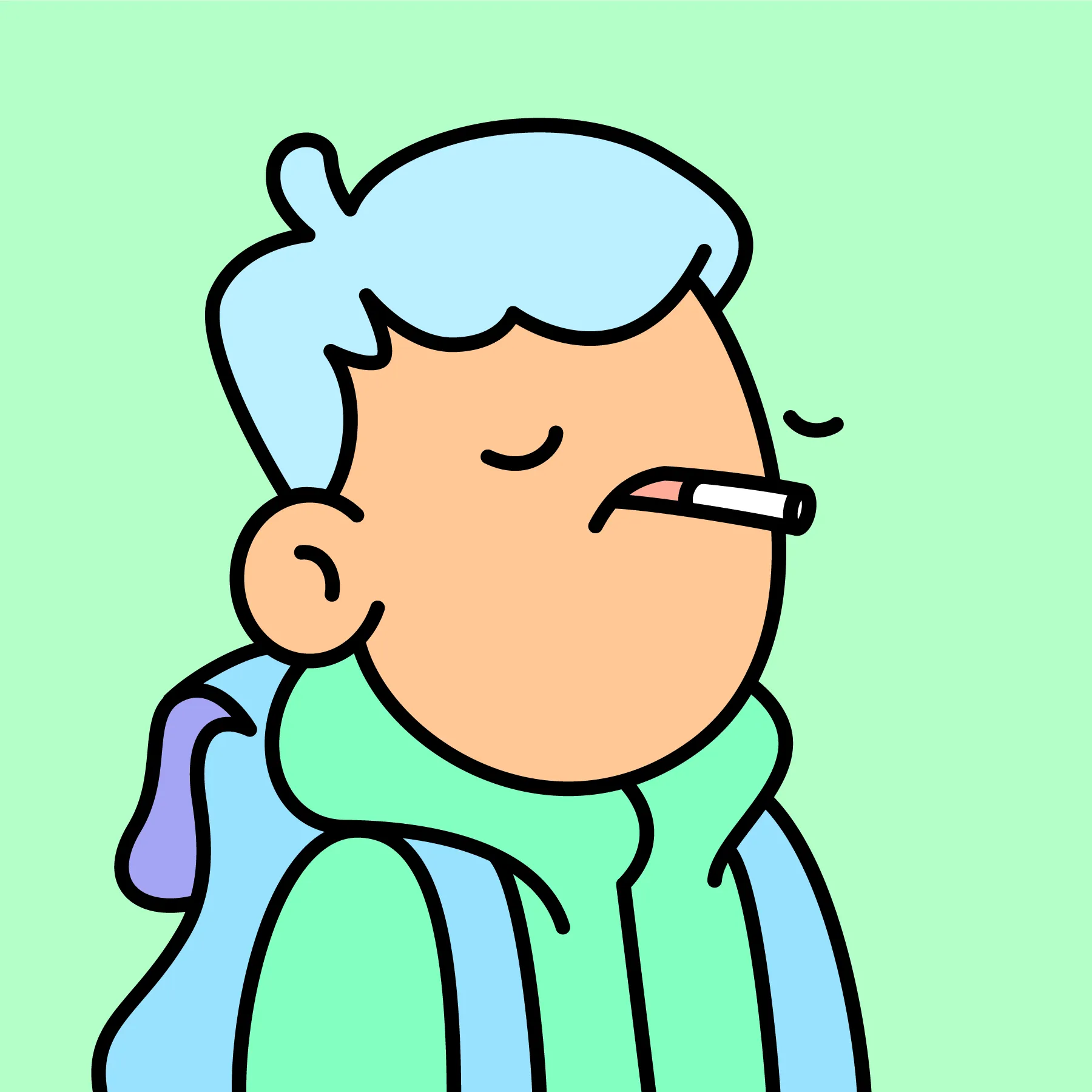 A community-driven collectibles project featuring art by Burnt Toast. Doodles come in a joyful range of colors, traits and sizes with a collection size of 10,000. Each Doodle allows its owner to vote for experiences and activations paid for by the Doodles Community Treasury. Burnt Toast is the working alias for Scott Martin, a Canadian–based illustrator, designer, animator and muralist.