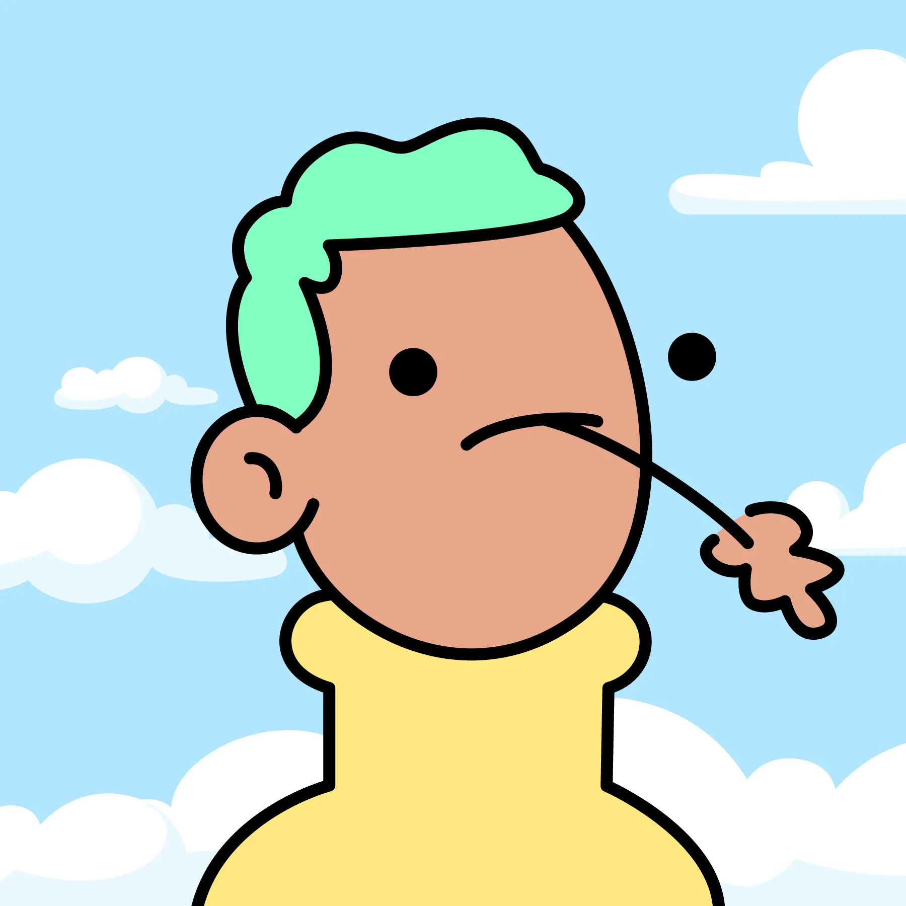 A community-driven collectibles project featuring art by Burnt Toast. Doodles come in a joyful range of colors, traits and sizes with a collection size of 10,000. Each Doodle allows its owner to vote for experiences and activations paid for by the Doodles Community Treasury. Burnt Toast is the working alias for Scott Martin, a Canadian–based illustrator, designer, animator and muralist.