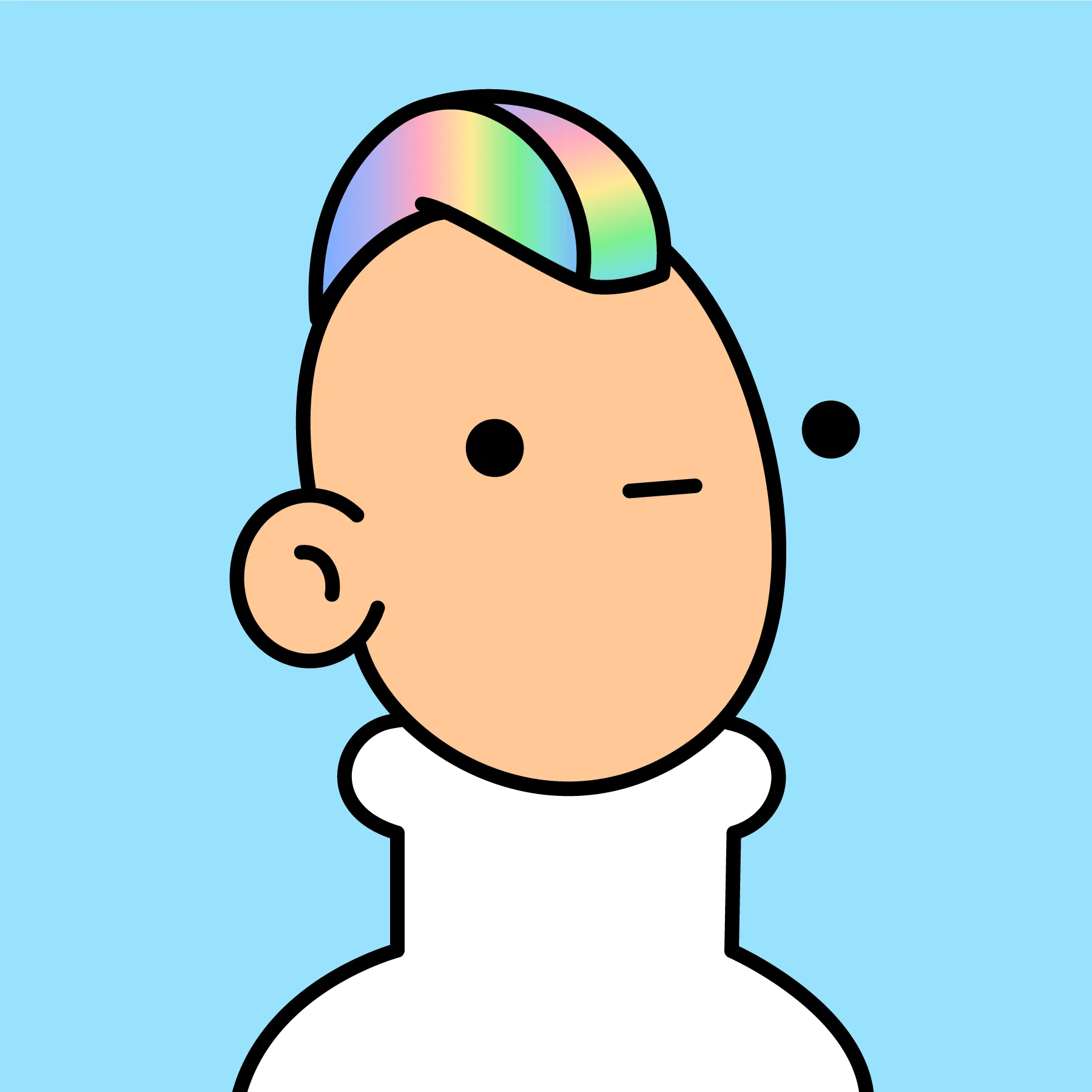 A community-driven collectibles project featuring art by Burnt Toast. Doodles come in a joyful range of colors, traits and sizes with a collection size of 10,000. Each Doodle allows its owner to vote for experiences and activations paid for by the Doodles Community Treasury. Burnt Toast is the working alias for Scott Martin, a Canadian–based illustrator, designer, animator and muralist.