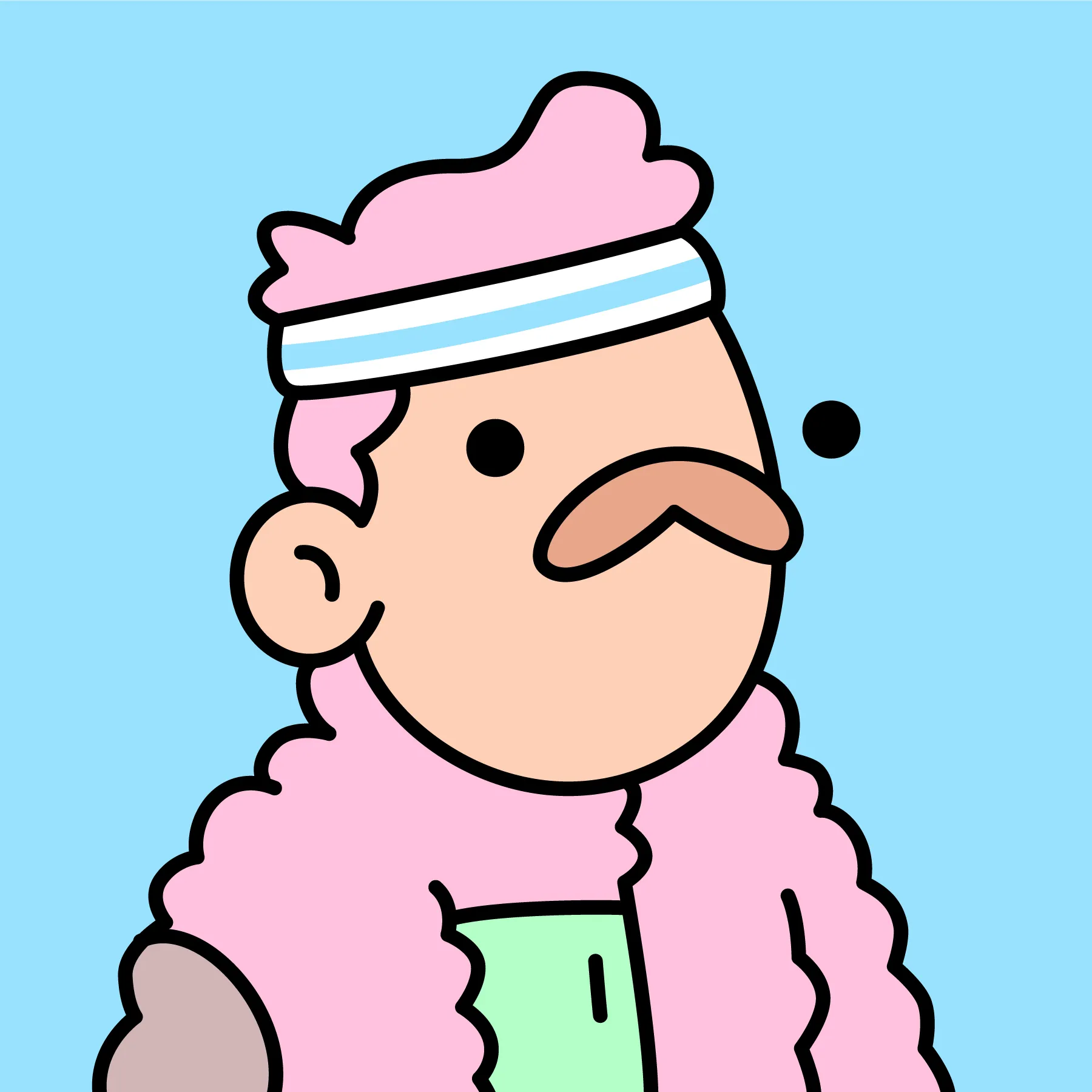 A community-driven collectibles project featuring art by Burnt Toast. Doodles come in a joyful range of colors, traits and sizes with a collection size of 10,000. Each Doodle allows its owner to vote for experiences and activations paid for by the Doodles Community Treasury. Burnt Toast is the working alias for Scott Martin, a Canadian–based illustrator, designer, animator and muralist.