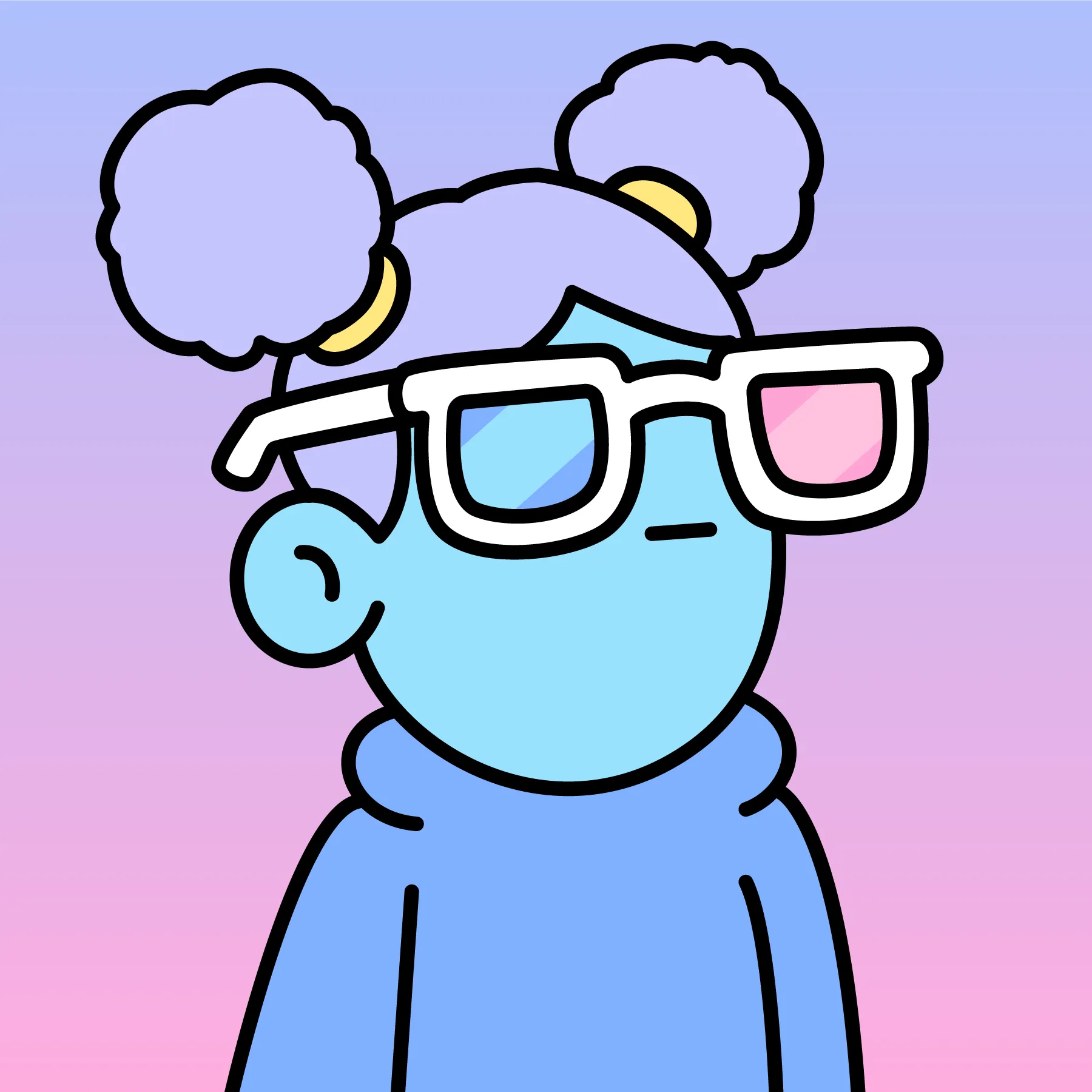 A community-driven collectibles project featuring art by Burnt Toast. Doodles come in a joyful range of colors, traits and sizes with a collection size of 10,000. Each Doodle allows its owner to vote for experiences and activations paid for by the Doodles Community Treasury. Burnt Toast is the working alias for Scott Martin, a Canadian–based illustrator, designer, animator and muralist.