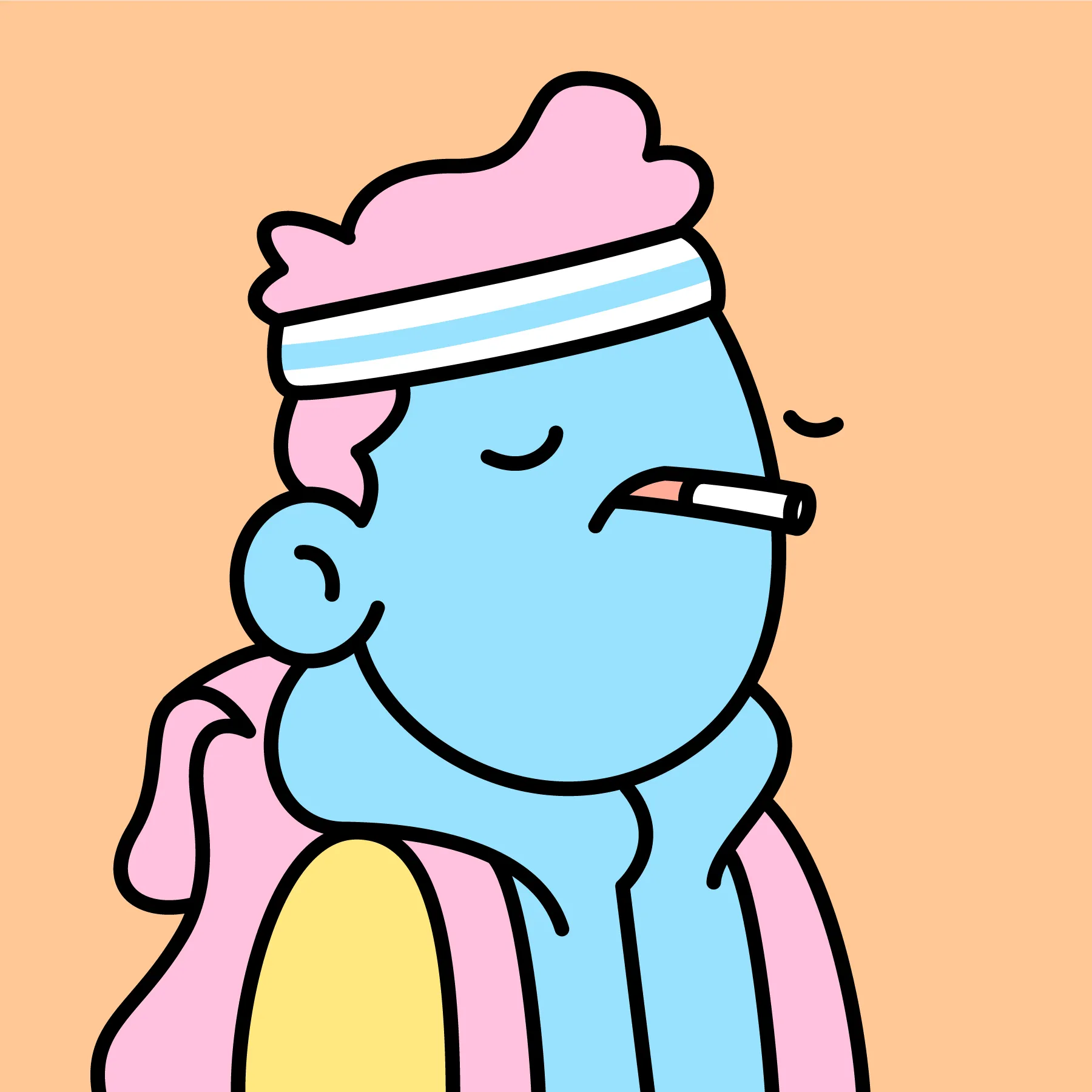 A community-driven collectibles project featuring art by Burnt Toast. Doodles come in a joyful range of colors, traits and sizes with a collection size of 10,000. Each Doodle allows its owner to vote for experiences and activations paid for by the Doodles Community Treasury. Burnt Toast is the working alias for Scott Martin, a Canadian–based illustrator, designer, animator and muralist.