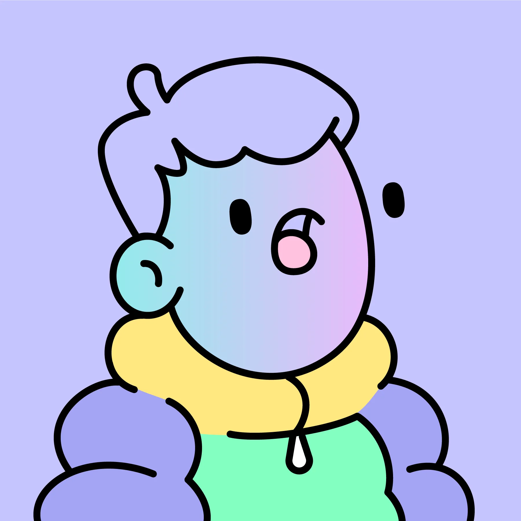 A community-driven collectibles project featuring art by Burnt Toast. Doodles come in a joyful range of colors, traits and sizes with a collection size of 10,000. Each Doodle allows its owner to vote for experiences and activations paid for by the Doodles Community Treasury. Burnt Toast is the working alias for Scott Martin, a Canadian–based illustrator, designer, animator and muralist.