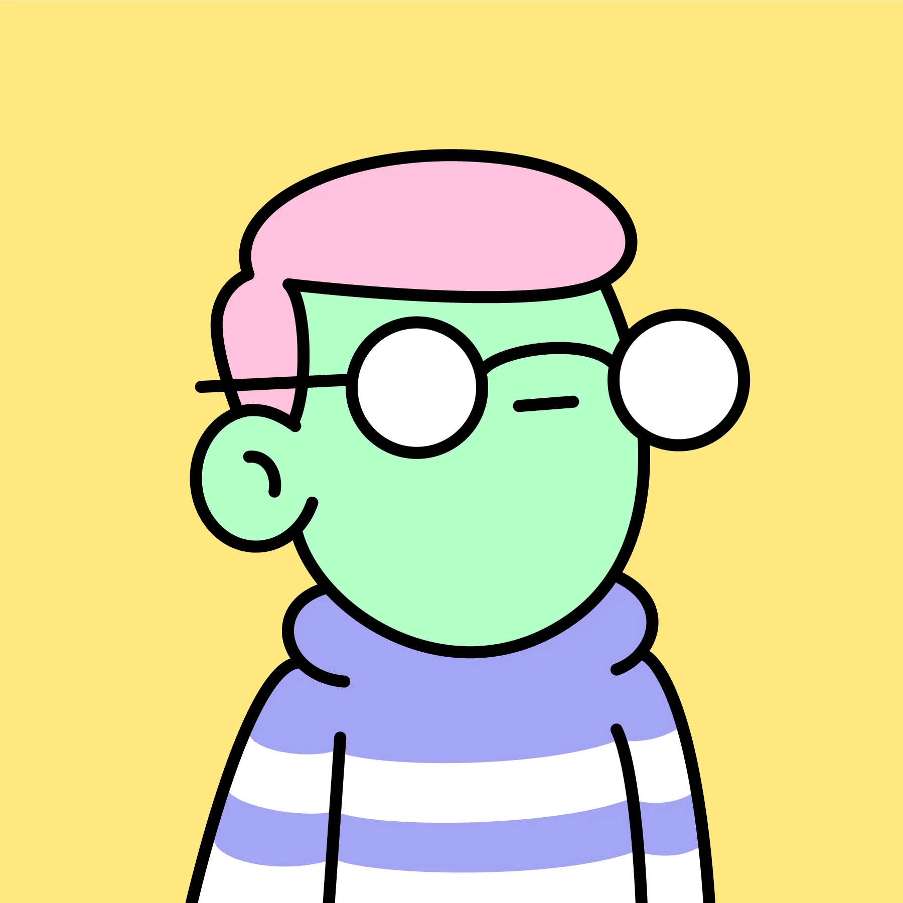 A community-driven collectibles project featuring art by Burnt Toast. Doodles come in a joyful range of colors, traits and sizes with a collection size of 10,000. Each Doodle allows its owner to vote for experiences and activations paid for by the Doodles Community Treasury. Burnt Toast is the working alias for Scott Martin, a Canadian–based illustrator, designer, animator and muralist.