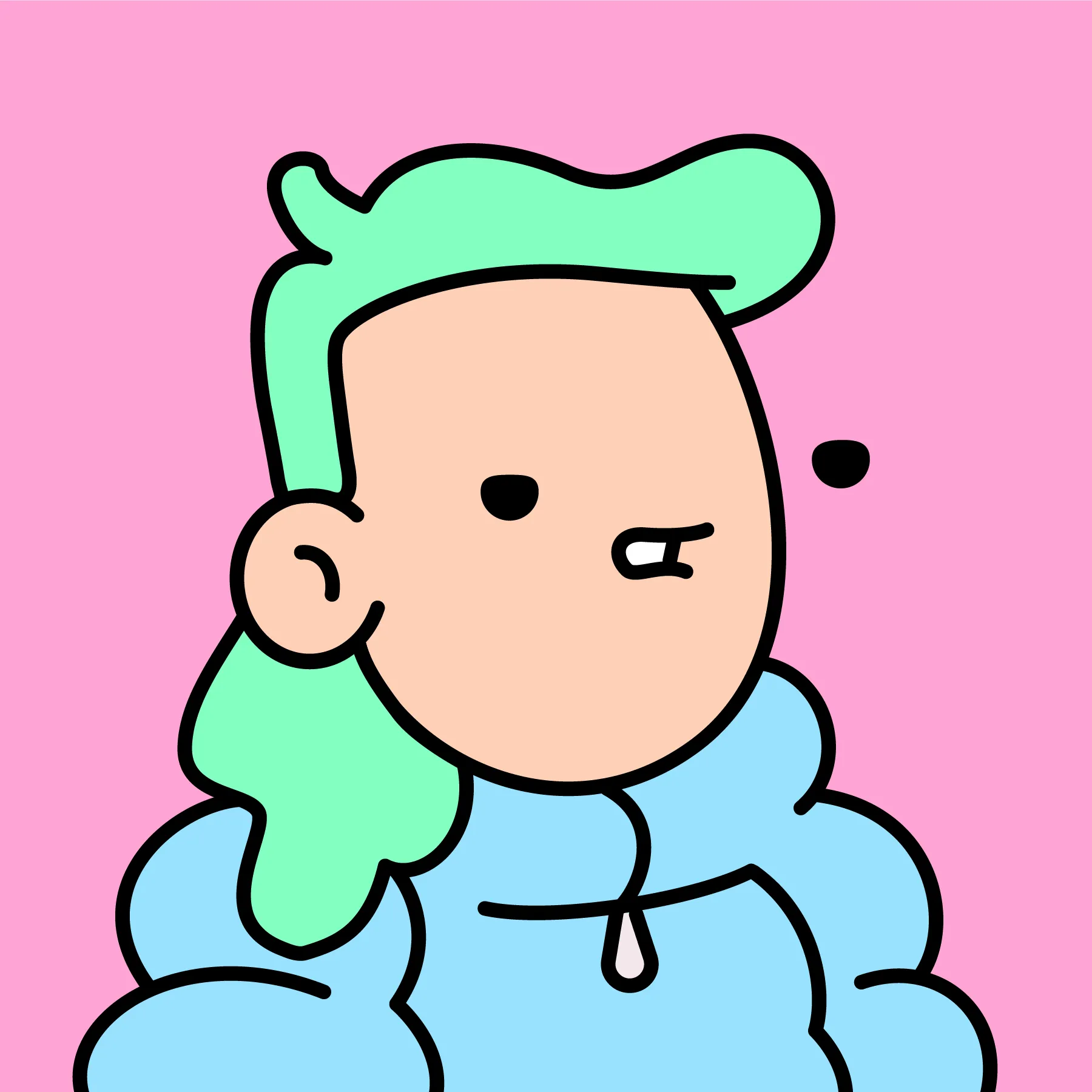 A community-driven collectibles project featuring art by Burnt Toast. Doodles come in a joyful range of colors, traits and sizes with a collection size of 10,000. Each Doodle allows its owner to vote for experiences and activations paid for by the Doodles Community Treasury. Burnt Toast is the working alias for Scott Martin, a Canadian–based illustrator, designer, animator and muralist.