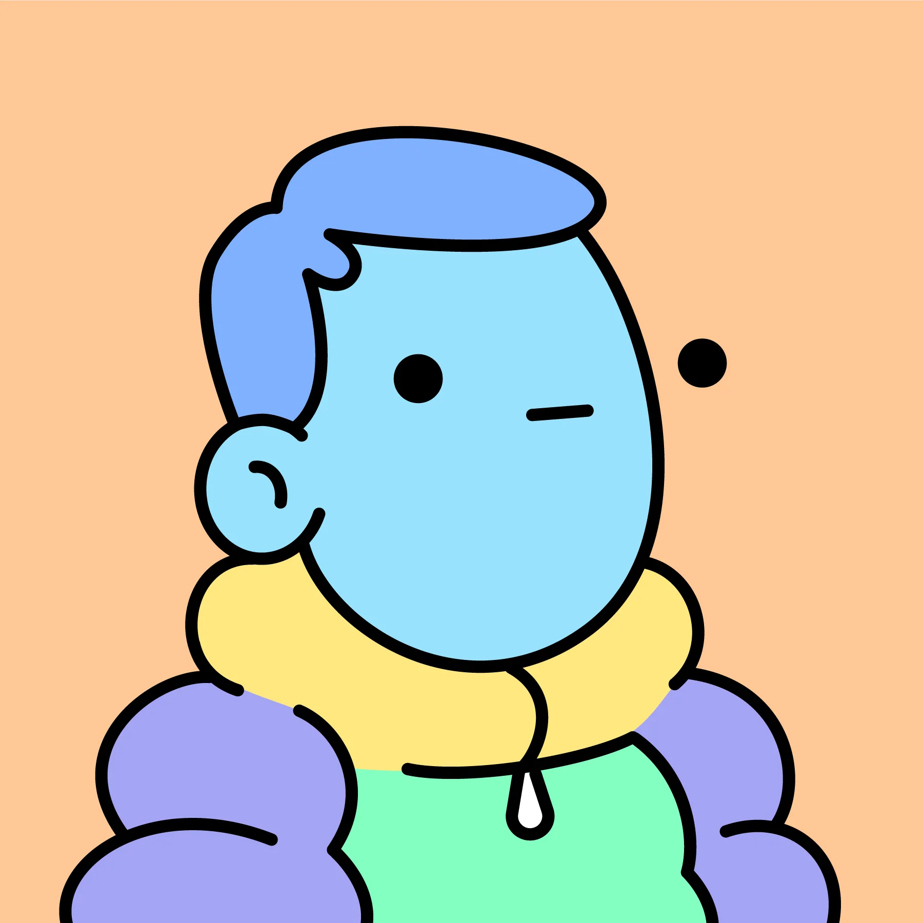 A community-driven collectibles project featuring art by Burnt Toast. Doodles come in a joyful range of colors, traits and sizes with a collection size of 10,000. Each Doodle allows its owner to vote for experiences and activations paid for by the Doodles Community Treasury. Burnt Toast is the working alias for Scott Martin, a Canadian–based illustrator, designer, animator and muralist.