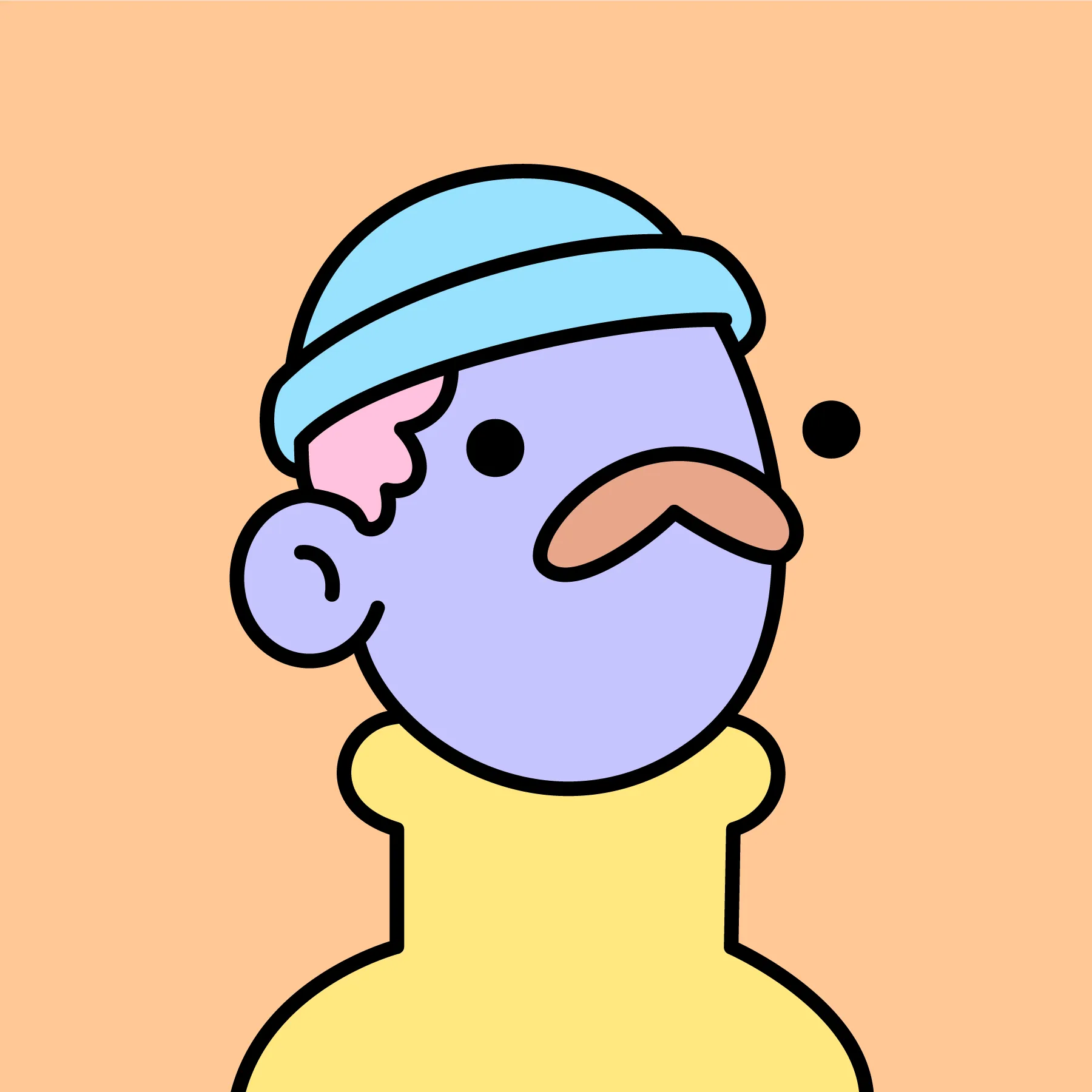 A community-driven collectibles project featuring art by Burnt Toast. Doodles come in a joyful range of colors, traits and sizes with a collection size of 10,000. Each Doodle allows its owner to vote for experiences and activations paid for by the Doodles Community Treasury. Burnt Toast is the working alias for Scott Martin, a Canadian–based illustrator, designer, animator and muralist.