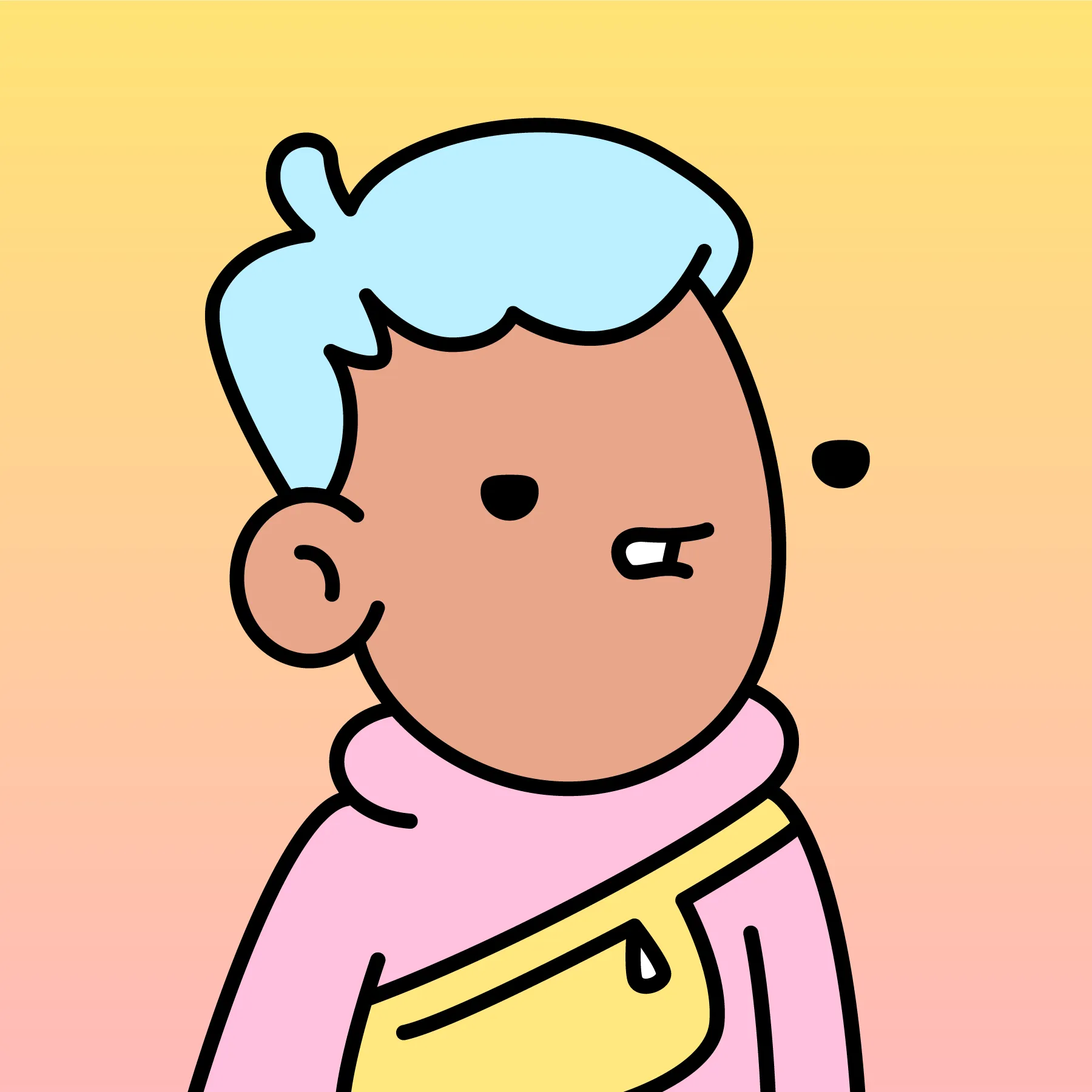 A community-driven collectibles project featuring art by Burnt Toast. Doodles come in a joyful range of colors, traits and sizes with a collection size of 10,000. Each Doodle allows its owner to vote for experiences and activations paid for by the Doodles Community Treasury. Burnt Toast is the working alias for Scott Martin, a Canadian–based illustrator, designer, animator and muralist.