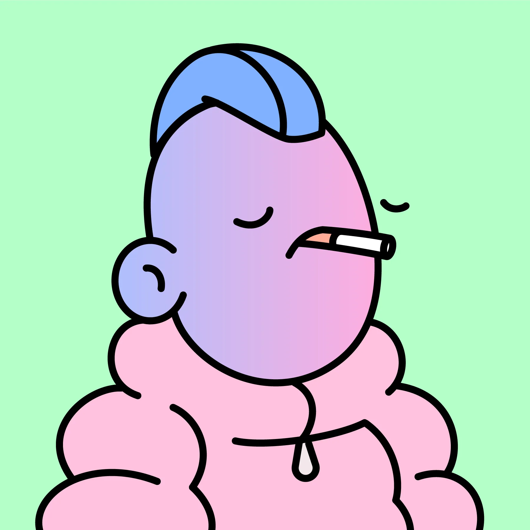 A community-driven collectibles project featuring art by Burnt Toast. Doodles come in a joyful range of colors, traits and sizes with a collection size of 10,000. Each Doodle allows its owner to vote for experiences and activations paid for by the Doodles Community Treasury. Burnt Toast is the working alias for Scott Martin, a Canadian–based illustrator, designer, animator and muralist.
