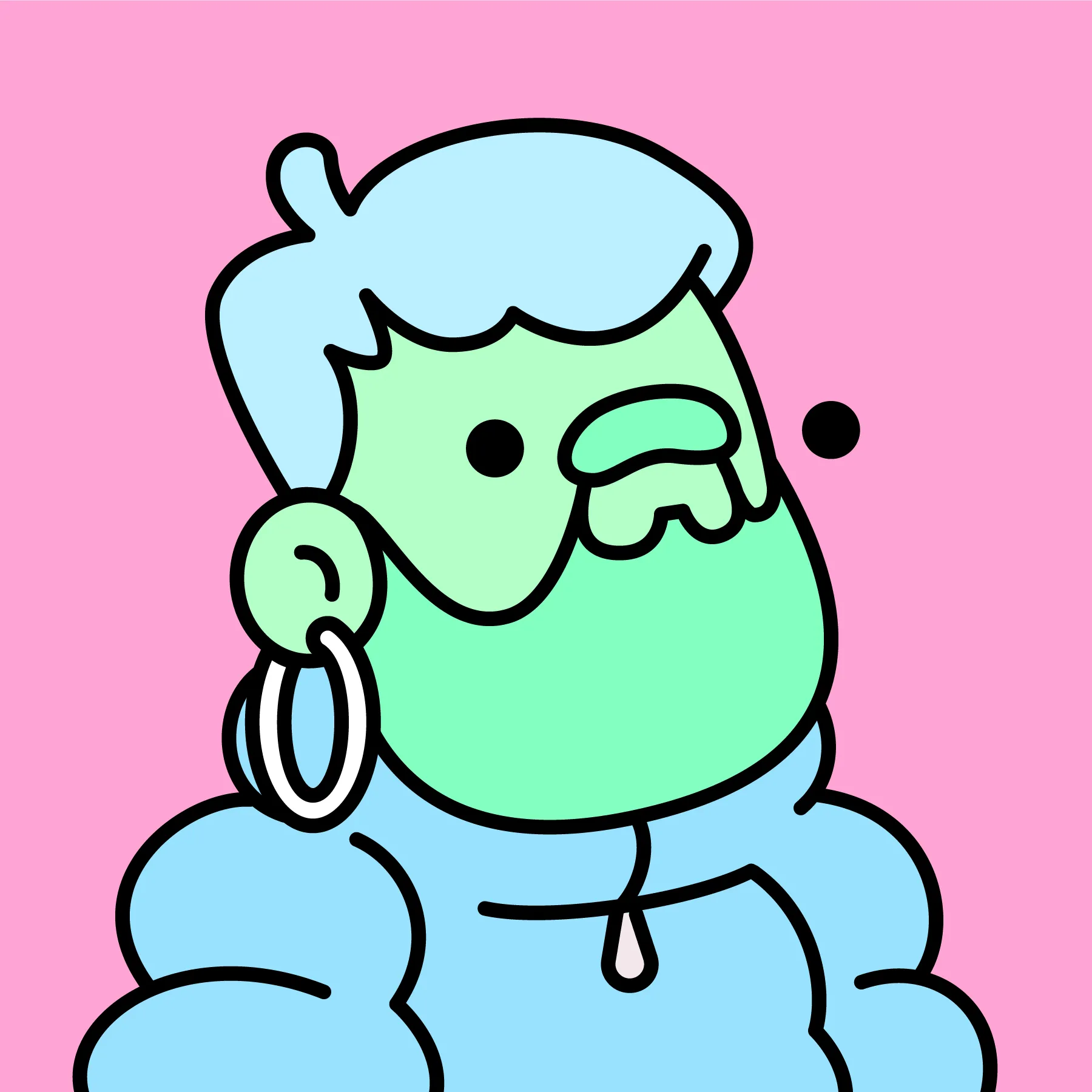 A community-driven collectibles project featuring art by Burnt Toast. Doodles come in a joyful range of colors, traits and sizes with a collection size of 10,000. Each Doodle allows its owner to vote for experiences and activations paid for by the Doodles Community Treasury. Burnt Toast is the working alias for Scott Martin, a Canadian–based illustrator, designer, animator and muralist.