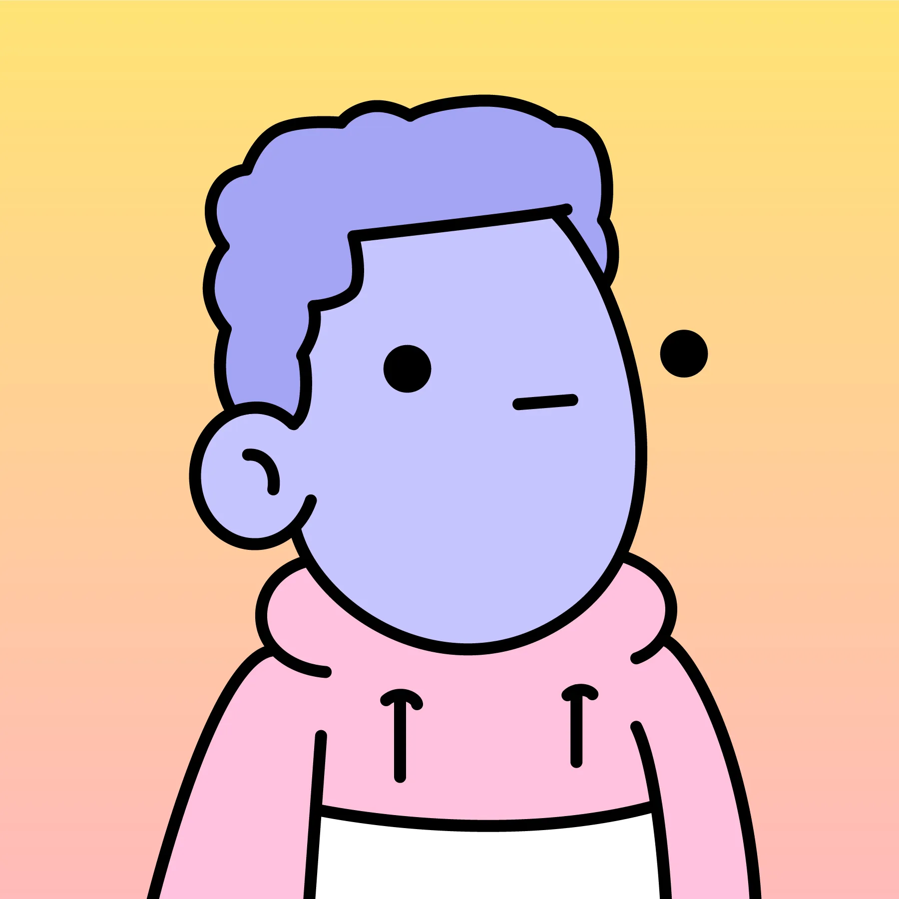 A community-driven collectibles project featuring art by Burnt Toast. Doodles come in a joyful range of colors, traits and sizes with a collection size of 10,000. Each Doodle allows its owner to vote for experiences and activations paid for by the Doodles Community Treasury. Burnt Toast is the working alias for Scott Martin, a Canadian–based illustrator, designer, animator and muralist.