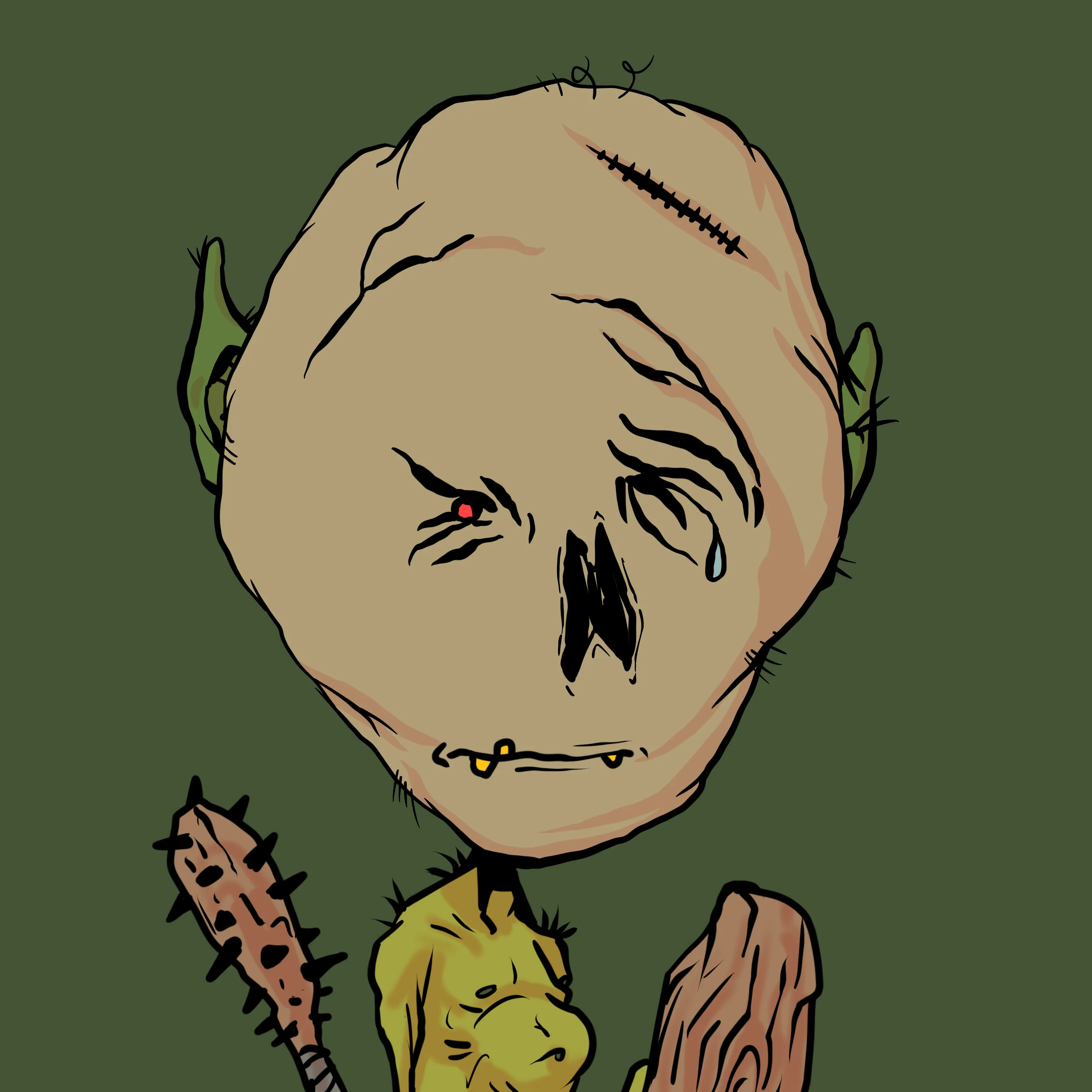 AAAAAAAUUUUUGGGHHHHH gobblins goblinns GOBLINNNNNNNNns wekm ta goblintown yoo sniksnakr DEJEN RATS oooooh rats are yummmz dis a NEFTEEE O GOBBLINGS on da BLOKCHIN wat? oh. crustybutt da goblinking say GEE EMMM DEDJEN RUTS an queenie saay HLLO SWEATIES ok dats all byeby