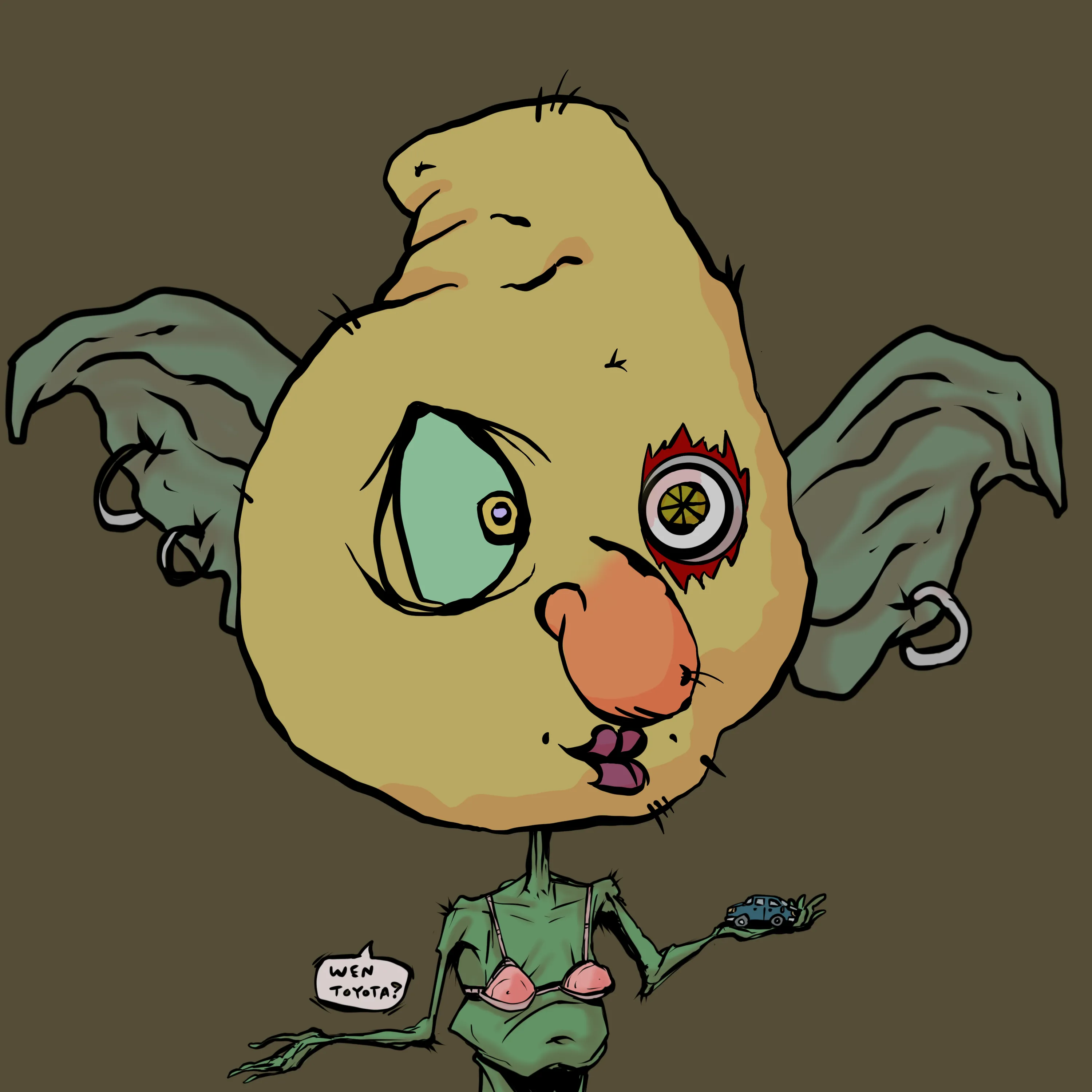 AAAAAAAUUUUUGGGHHHHH gobblins goblinns GOBLINNNNNNNNns wekm ta goblintown yoo sniksnakr DEJEN RATS oooooh rats are yummmz dis a NEFTEEE O GOBBLINGS on da BLOKCHIN wat? oh. crustybutt da goblinking say GEE EMMM DEDJEN RUTS an queenie saay HLLO SWEATIES ok dats all byeby