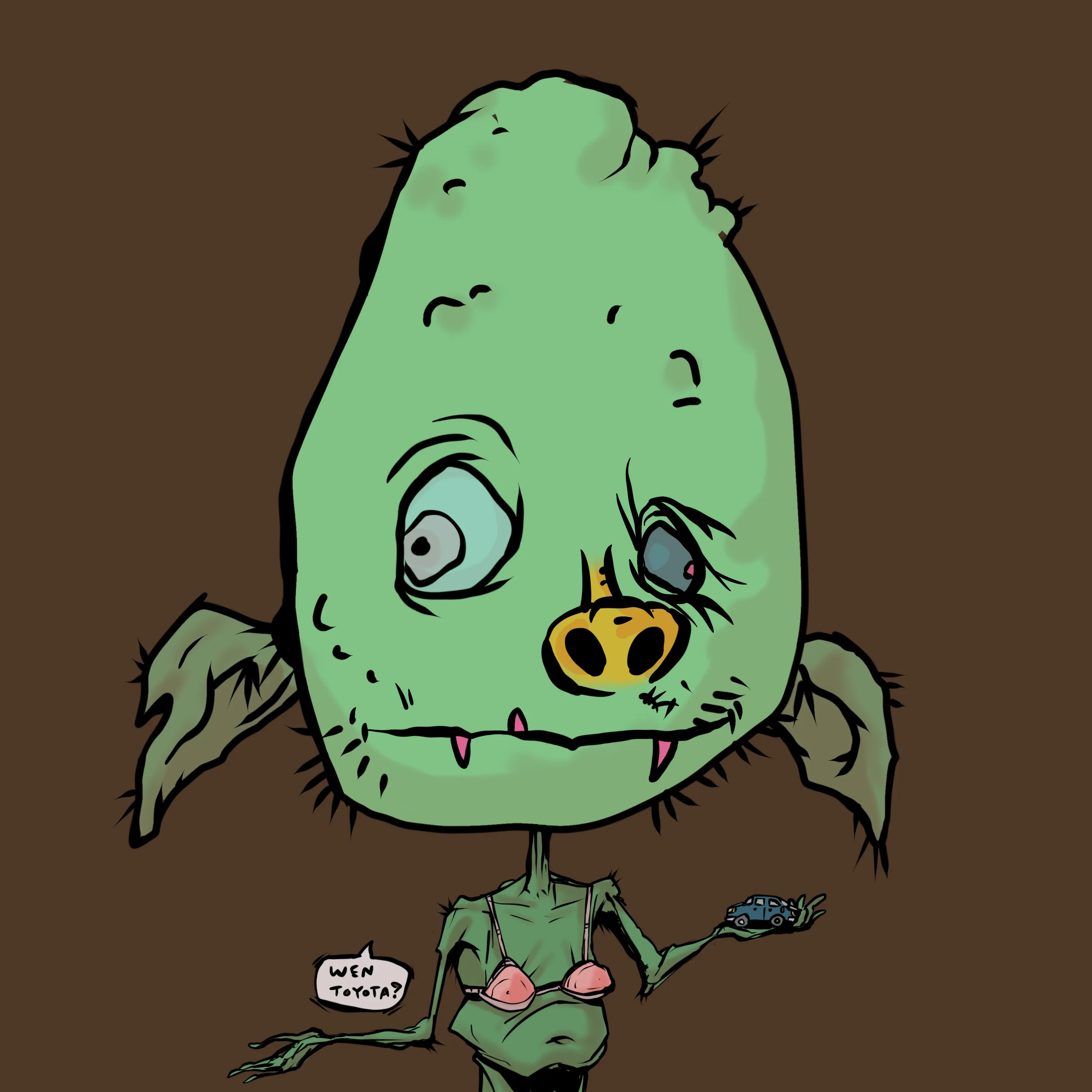 AAAAAAAUUUUUGGGHHHHH gobblins goblinns GOBLINNNNNNNNns wekm ta goblintown yoo sniksnakr DEJEN RATS oooooh rats are yummmz dis a NEFTEEE O GOBBLINGS on da BLOKCHIN wat? oh. crustybutt da goblinking say GEE EMMM DEDJEN RUTS an queenie saay HLLO SWEATIES ok dats all byeby