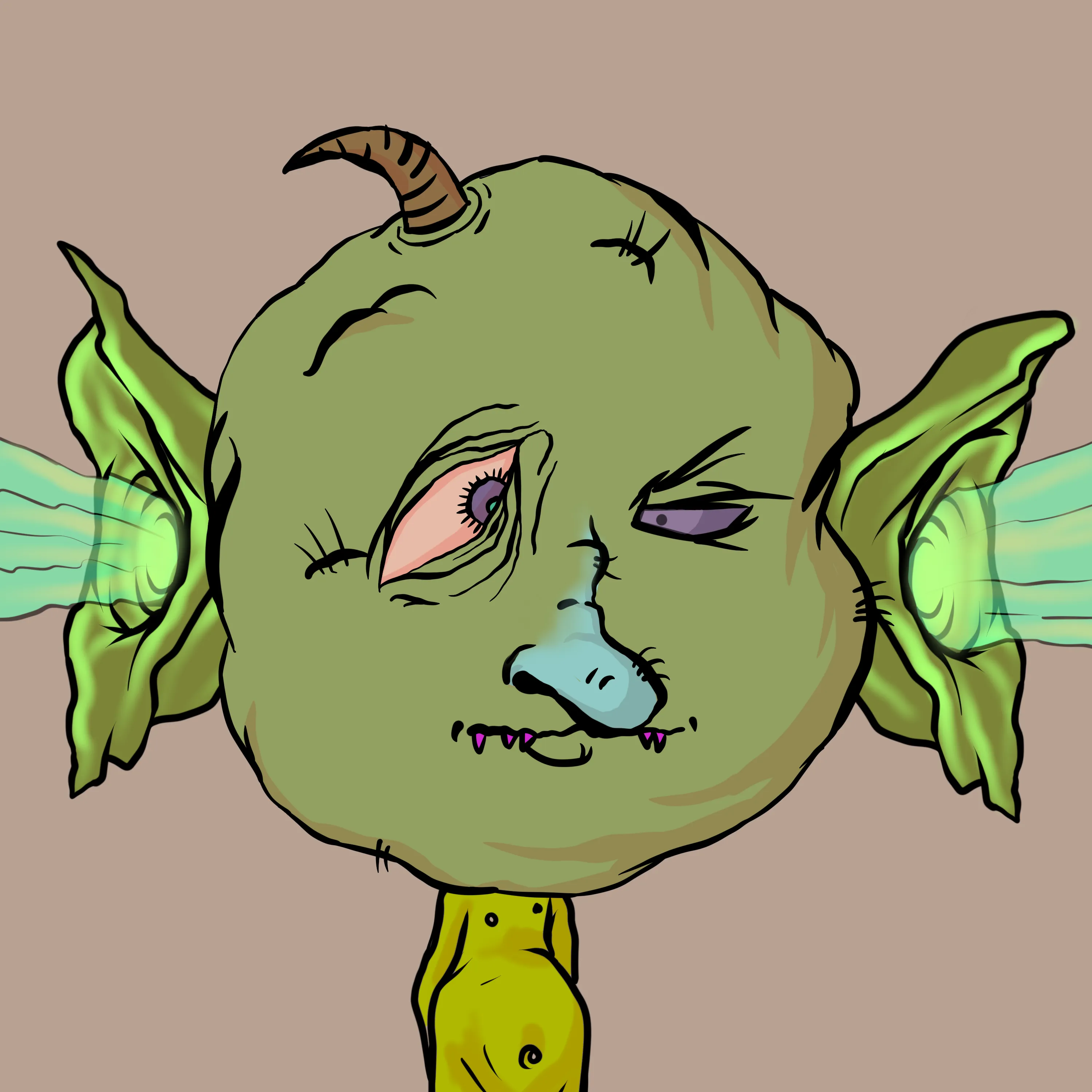 AAAAAAAUUUUUGGGHHHHH gobblins goblinns GOBLINNNNNNNNns wekm ta goblintown yoo sniksnakr DEJEN RATS oooooh rats are yummmz dis a NEFTEEE O GOBBLINGS on da BLOKCHIN wat? oh. crustybutt da goblinking say GEE EMMM DEDJEN RUTS an queenie saay HLLO SWEATIES ok dats all byeby