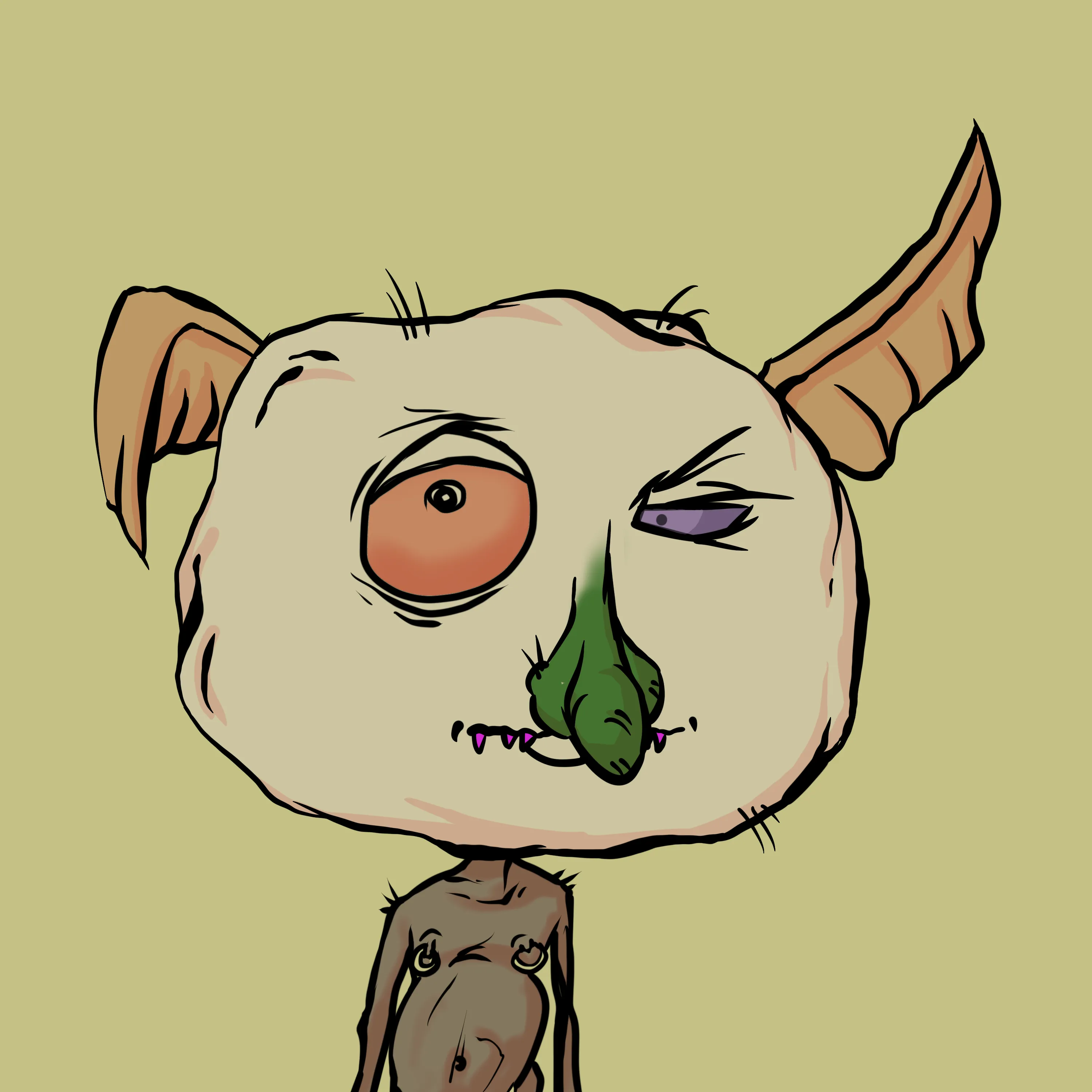 AAAAAAAUUUUUGGGHHHHH gobblins goblinns GOBLINNNNNNNNns wekm ta goblintown yoo sniksnakr DEJEN RATS oooooh rats are yummmz dis a NEFTEEE O GOBBLINGS on da BLOKCHIN wat? oh. crustybutt da goblinking say GEE EMMM DEDJEN RUTS an queenie saay HLLO SWEATIES ok dats all byeby