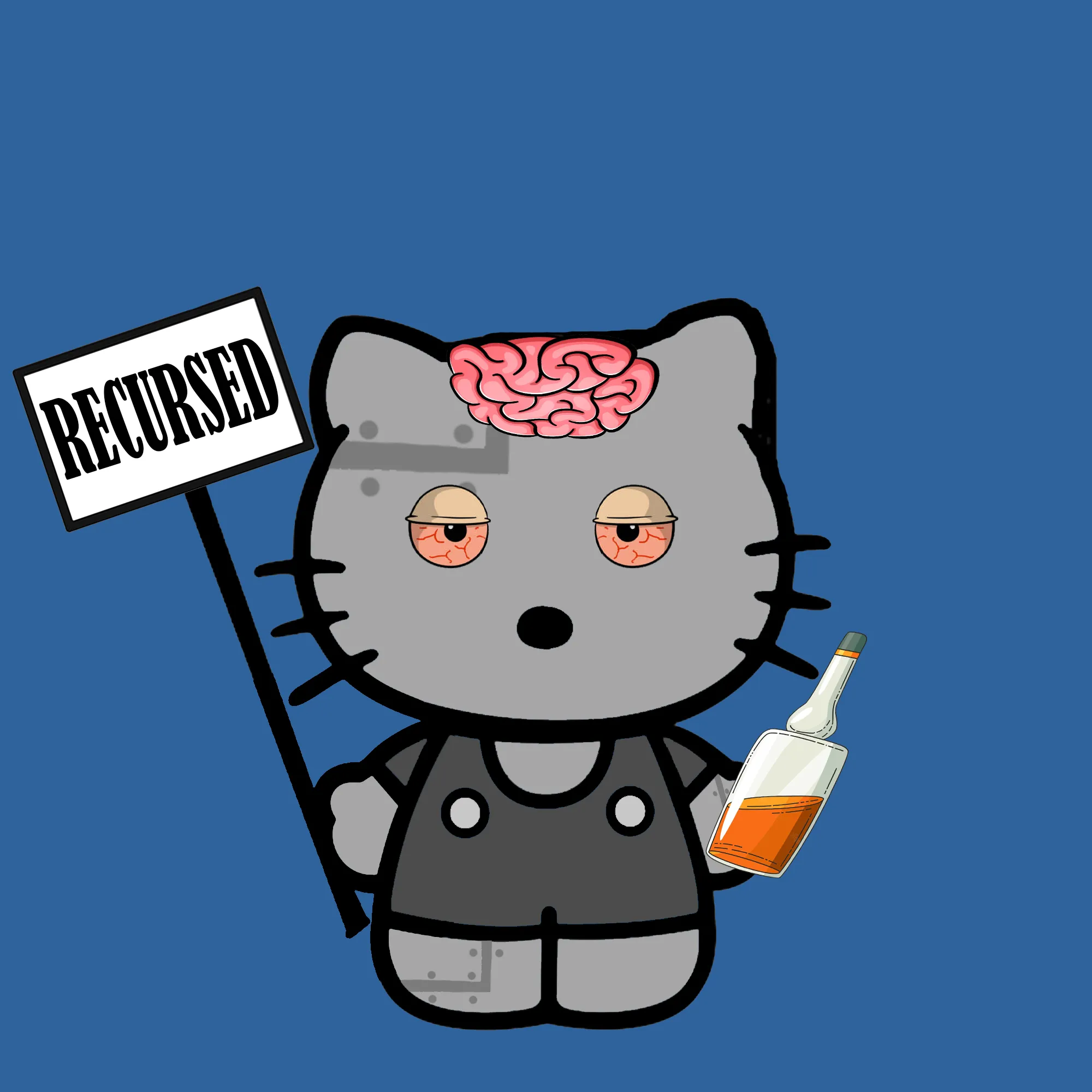 Hello Rekt Kitty is here to get Rekt. CC0 - No Roadmap - No Discord - Just Kitties getting Rekt.