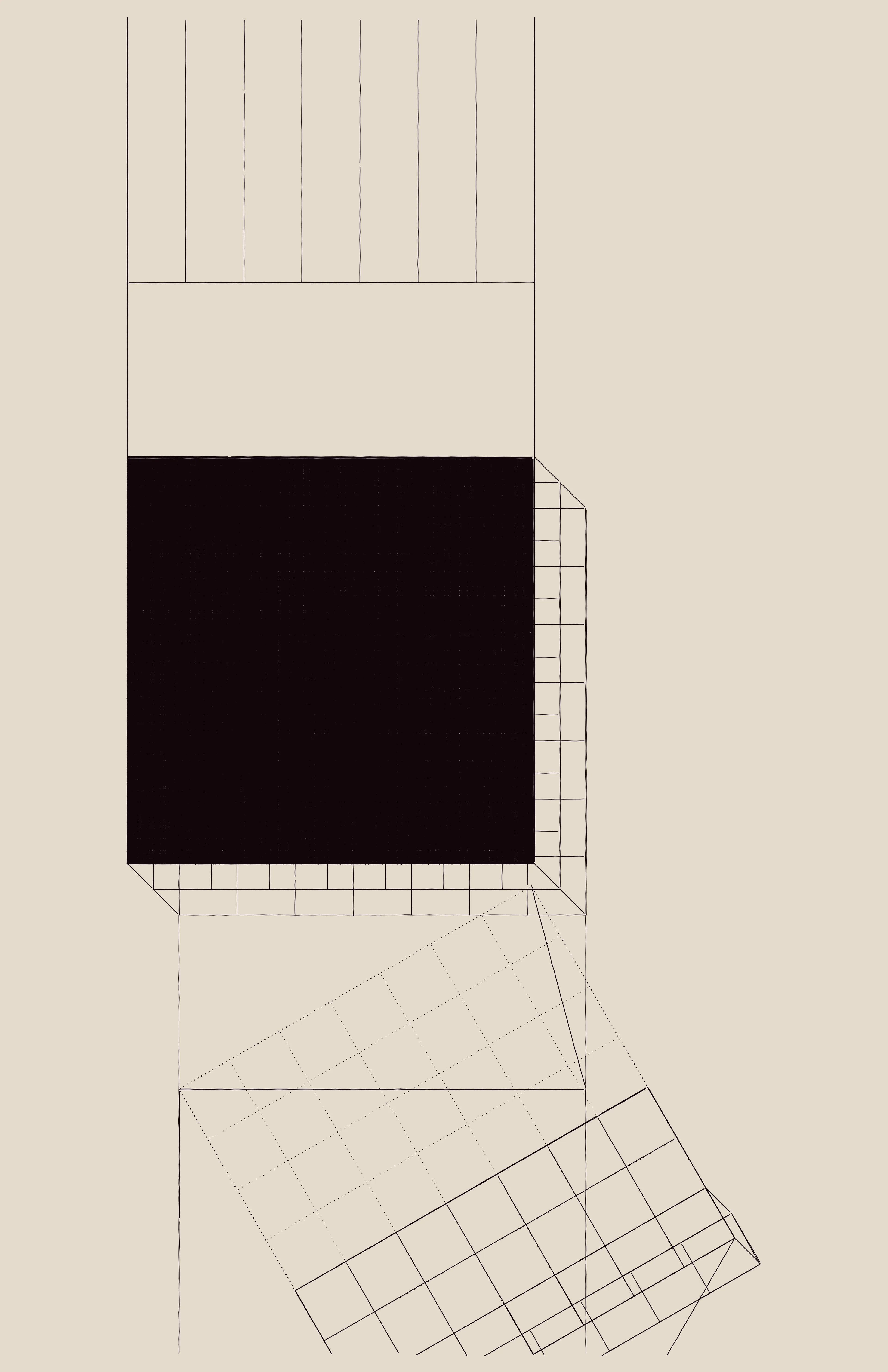 “Function Compositions” by Ben Kovach offers a collection of 13 generative works, intertwining geometric abstraction with algorithmic exploration. Employing square grids as a primary element and a series of simple mathematical operations applied at random, the artist explores the extensive realm of possible compositions while preserving a geometric core. The series, co-curated by Ben and Unit London from an initial set of 2,000 compositions, showcases the artistic interplay between intention and emergent randomness, culminating in a selection that embraces diverse forms and complexity.