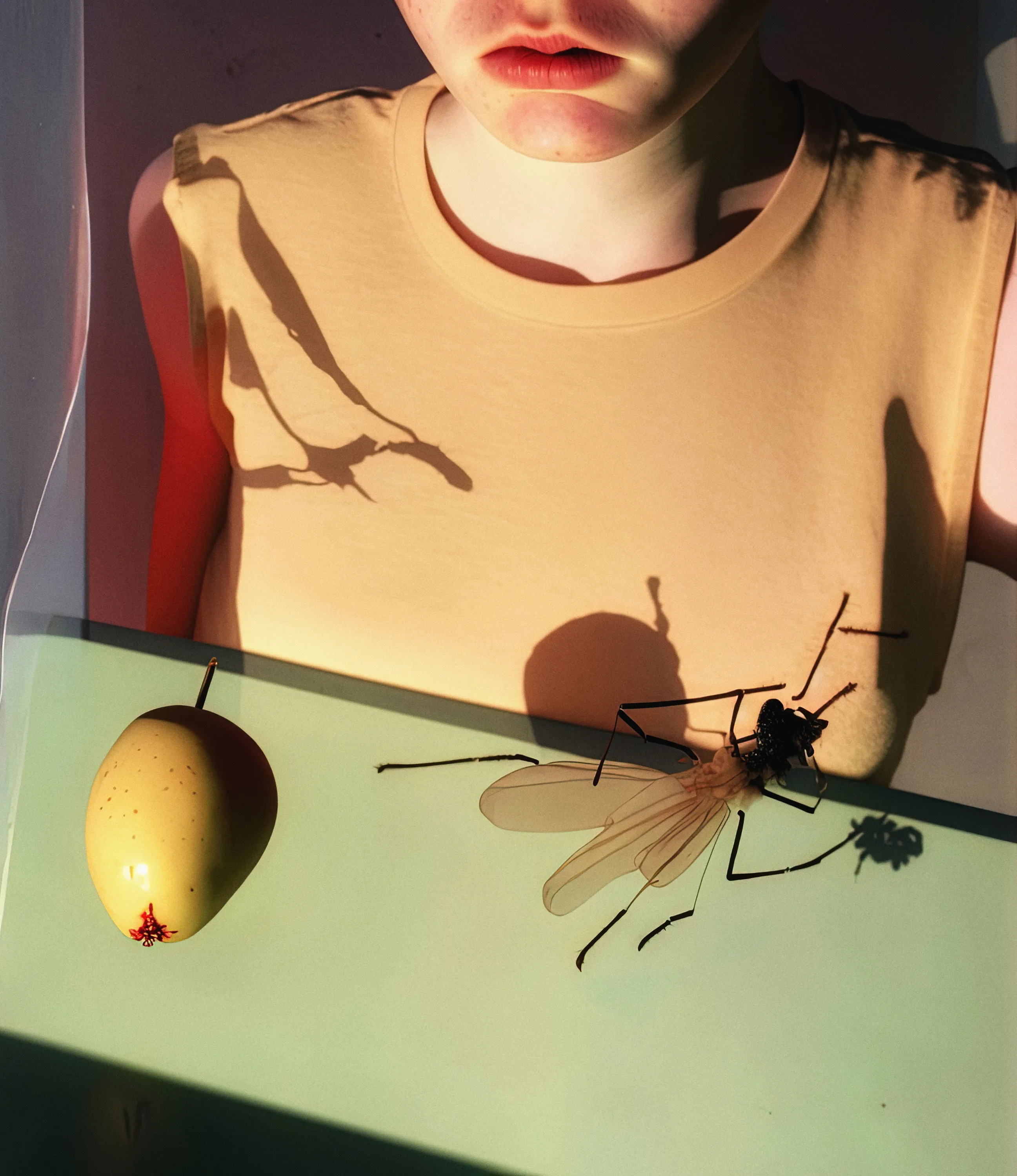 Assembly presents “Bug” by Brooklyn-based artist Charlie Engman. The post-photographic works of Engman’s NFT collection question how images relate to those that have preceded and surround them, as well as the expectations we bring to images and how we interact with them. By using artificial intelligence (AI), Engman generates images that are themselves created by visual culture, yet are not otherwise bound by human logic, cultural codes, or the physical world, augmenting our reality in challenging ways. Some of the images are generated using only text prompts; some are made by mixing pre-existing imagery and text; some are amalgamations of several types of images. These unusual creatures that recur throughout the series, the bugs become the protagonist provoking important questions in art-making such as hierarchy, consent, access, labor, technique, and the mythos of individual genius.

Charlie Engman is a visual artist based in Brooklyn, NY. His images capture the sculptural potential of an action, caught in the moment of becoming something other than itself. Engman’s commissioned work has appeared in publications such as AnOther Magazine, Dazed, Garage, The New York Times, American Vogue and more. He has been used by clients such as Prada, Adidas, Hermès, Kenzo, Nike, Stella McCartney, and Vivienne Westwood. Charlie has expanded his talents to both styling and design, and also works as the Art Director for the fashion brand Collina Strada. In addition to his many fashion credits he also has exhibited internationally at Fotomuseum Winterthur, FOAM Museum Amsterdam, Contact Photography Festival (Toronto), Lishui International Photography Festival, Manchester Art Gallery, and Asama International Festival in Japan. His first monograph, MOM, a collection of images of his mother made over the course of more than a decade was published by Edition Patrick Frey in Spring 2020.