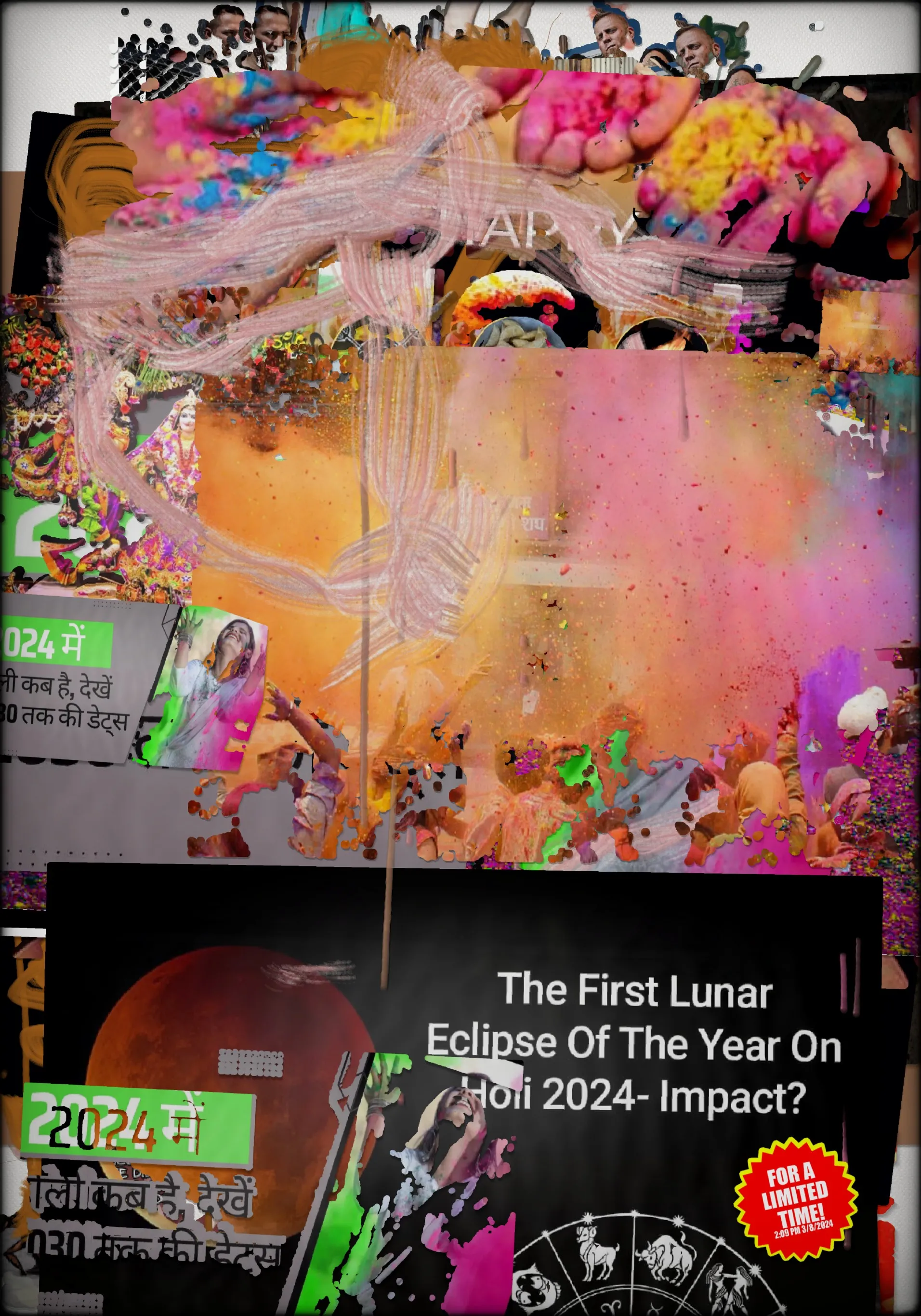 Source: Google

Category: Sci/Tech

Trend Used: ECLIPSE HOLI MARCH 2024

Images Word Cloud: SOURCE HOLI_625X300_29_MARCH_21 

All Trends When Generated: MAGIC: THE GATHERING COMMANDER FALLOUT PLAYING CARD, FORTNITE EPIC GAMES BATTLE ROYALE GAME BATTLE PASS, SOLAR ECLIPSE SOLAR VIEWER NORFOLK COUNTY SUN ASTRONOMY APRIL, HELLDIVERS, ECLIPSE HOLI MARCH 2024 LUNAR ECLIPSE 2024 EARTH

Print Instructions: Print full resolution to canvas at 150DPI, 25x35 inches. cut off text block and stretch final print to 21 x 30 x 1-1.5 inch deep stretcher bars.

Created by: Siebren Versteeg

 [Collector’s Rights](https://ipfs.io/ipfs/QmX4CAqvdCDKWDaAorjyFayEHg33vFKZcYSuabLvMBnf9s/2023.3.13+Final+Collector's+Rights+Siebren+Versteeg.pdf) 

 Printable [JPG](https://ipfs.io/ipfs/QmUonwgnT9rxdYUabuBTHsvqF5VcmgLabr23cznyyfQ2dY/FALT.2024.03.08.14.09.jpg) file