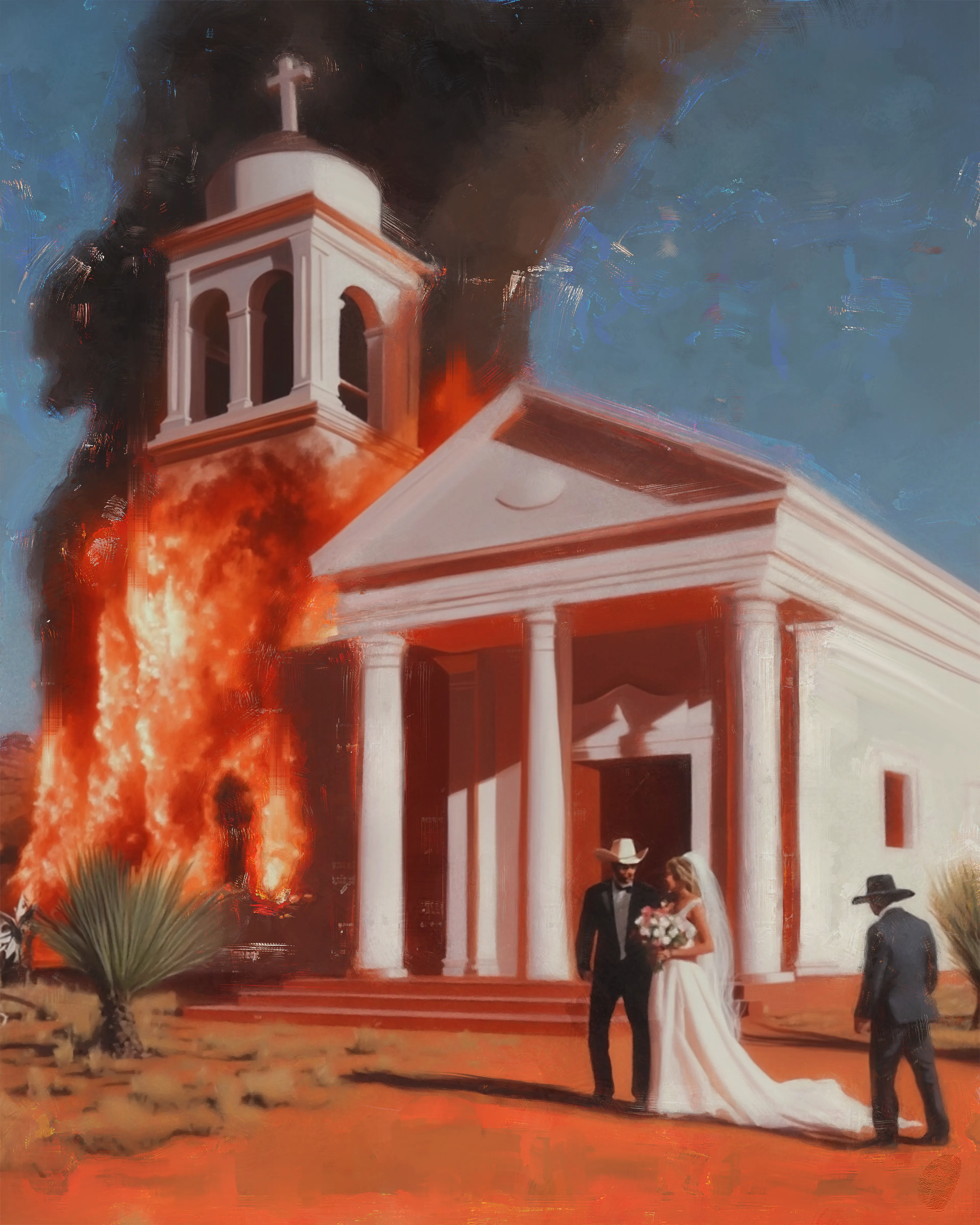 Vows were broken, the bouquet got ditched and the groom was left standing in the ashes of his own bullshit. She's not looking back.