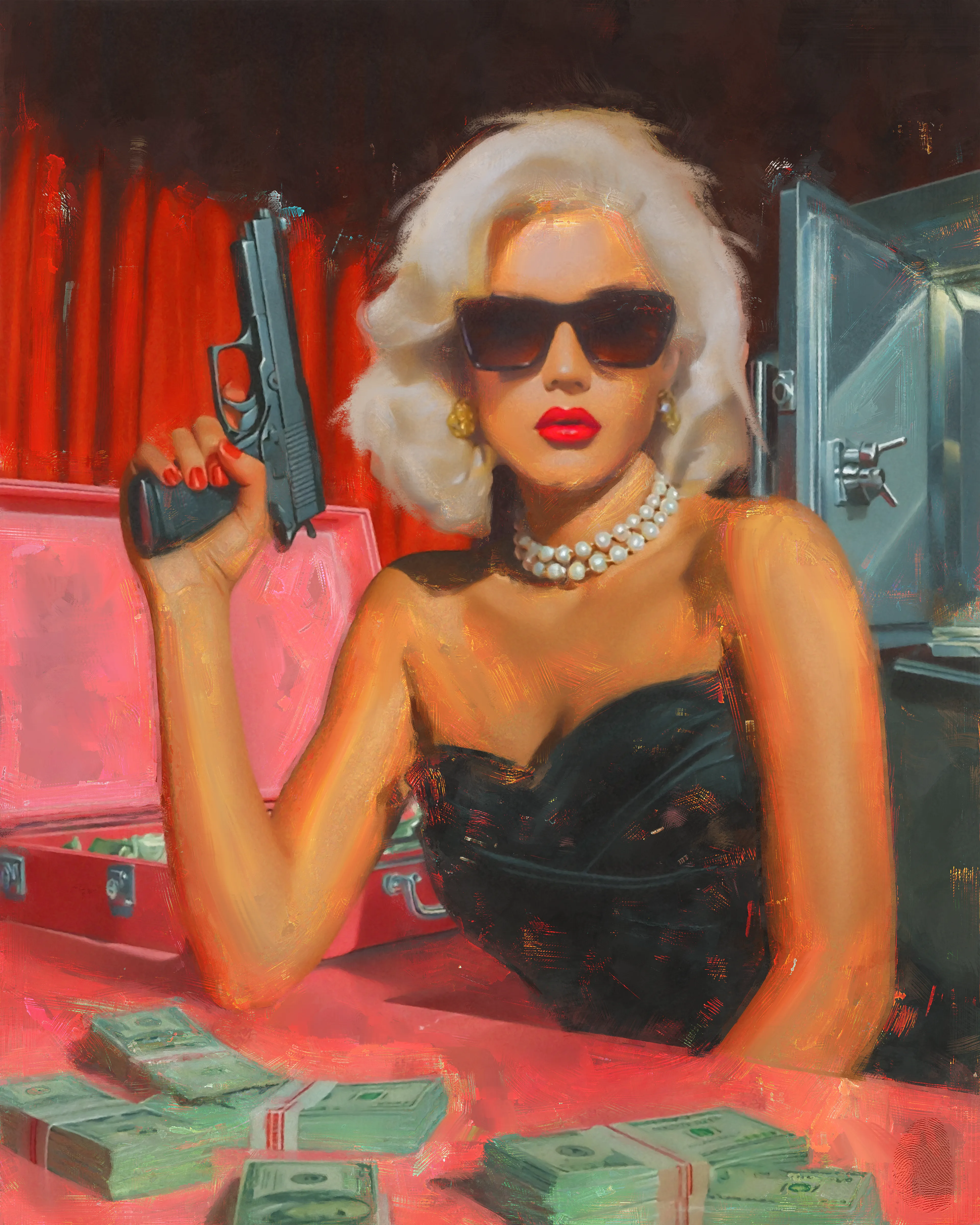 They'll replay the footage a hundred times, waiting for the mistake. There isn't one. She rehearsed the whole thing between cocktails.