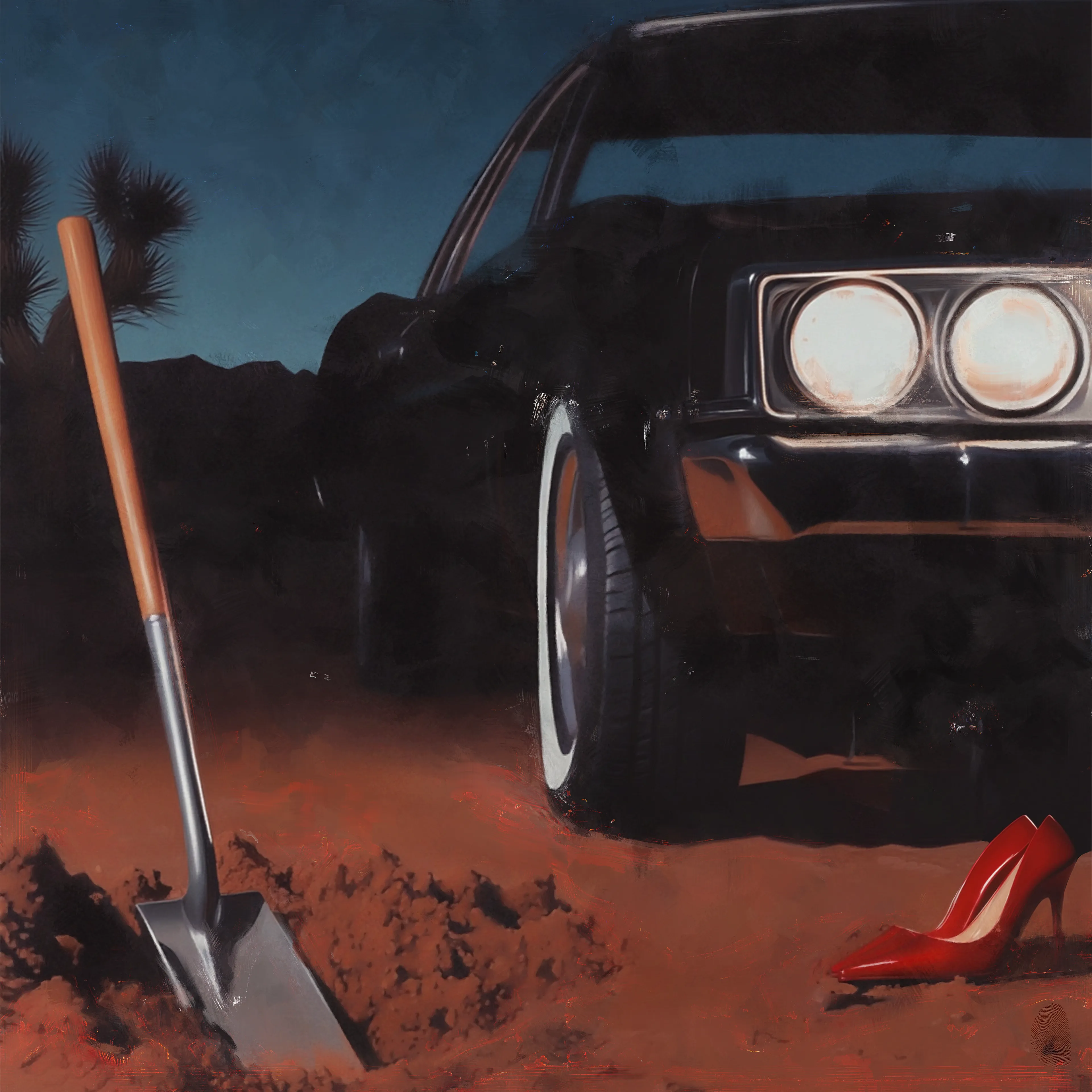 She kept it simple: one shovel, one hole, no goodbye.