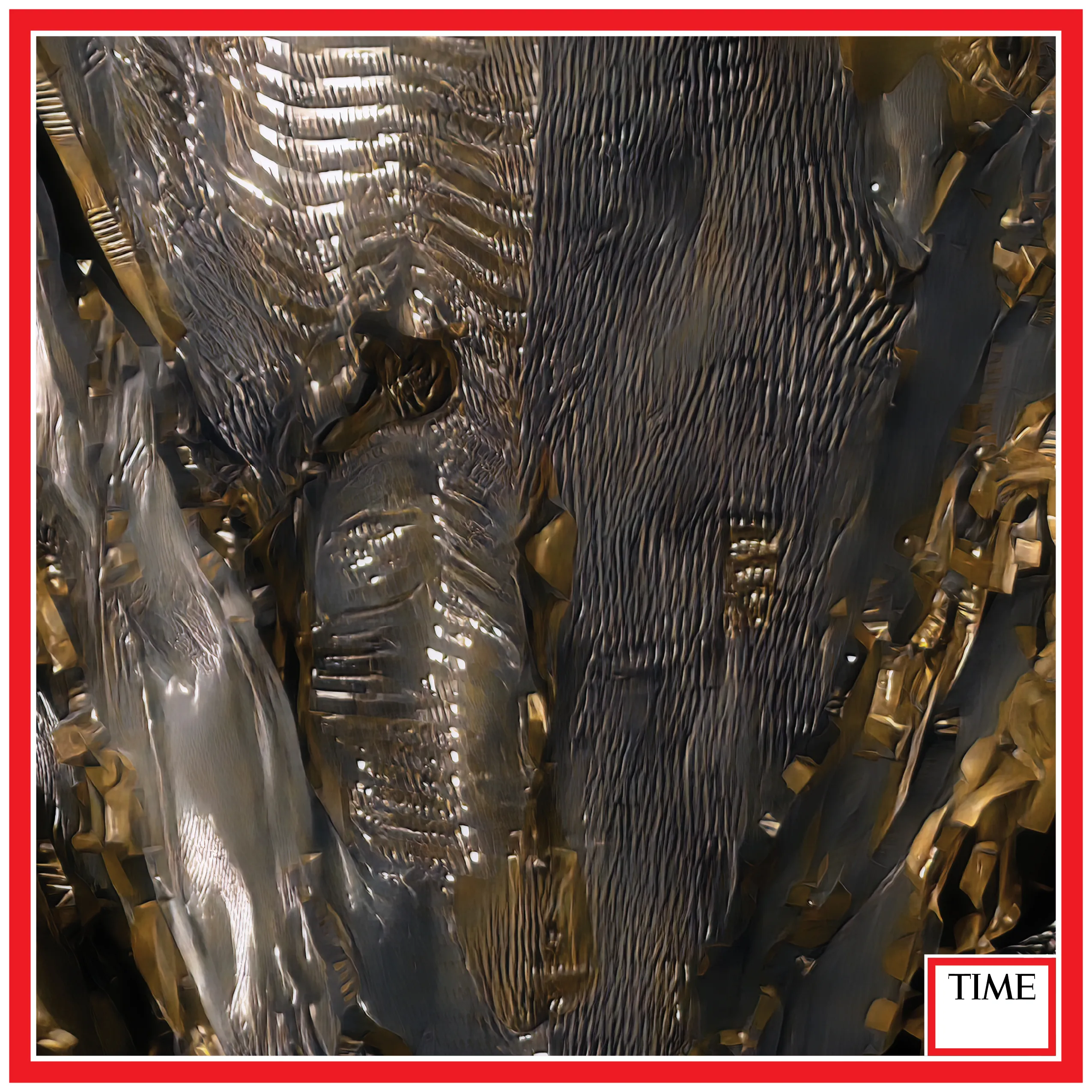 This piece is a selected still frame of the generative process that results in the creation of unique avatars who reside in the VR experiences directed by Dylan. The forms gradually take shape, beginning from a single point in space, while being guided by subtle feedback.