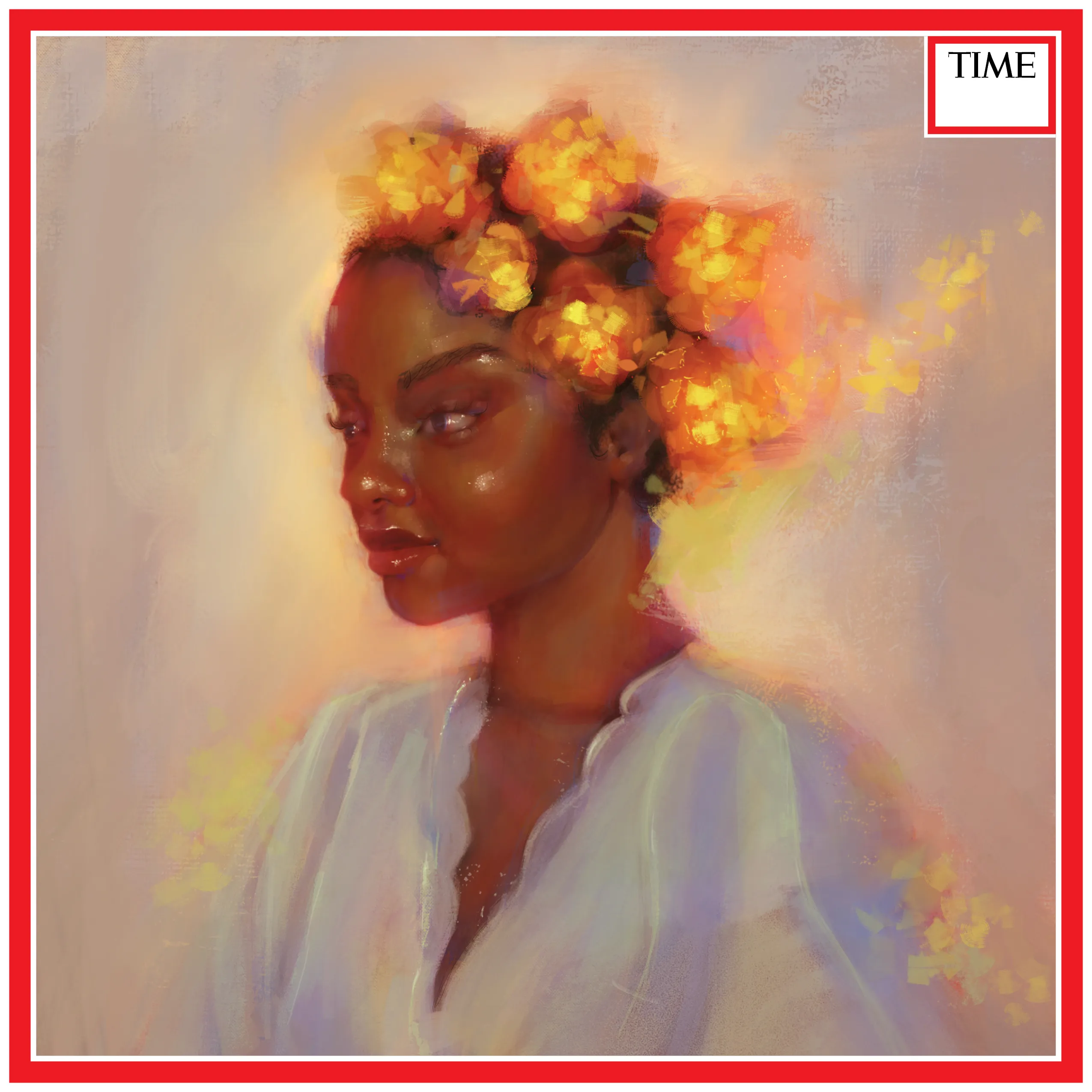 The Grace series is a celebration of black women. I wanted to focus on capturing black women not in pain or them doing something but rather in their stillness and joy.