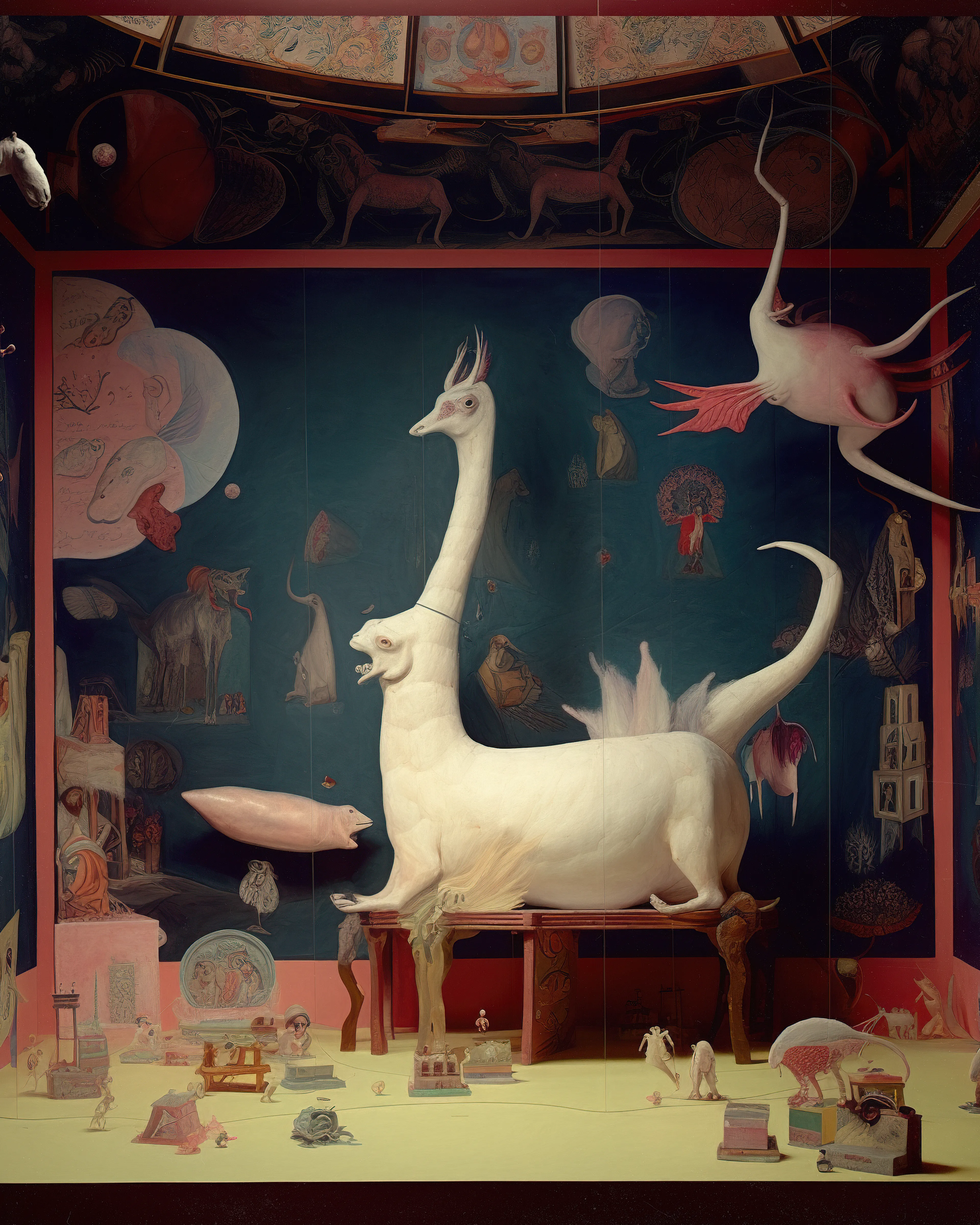 Created for the AI Surrealism exhibition at Oculus NYC, hosted by Superchief Gallery NFT and Exquisite Workers. The largest AI art show in history, featuring 100 AI artists, June 2-8, 2023. Curated by Anna Dart and Roger Haus.