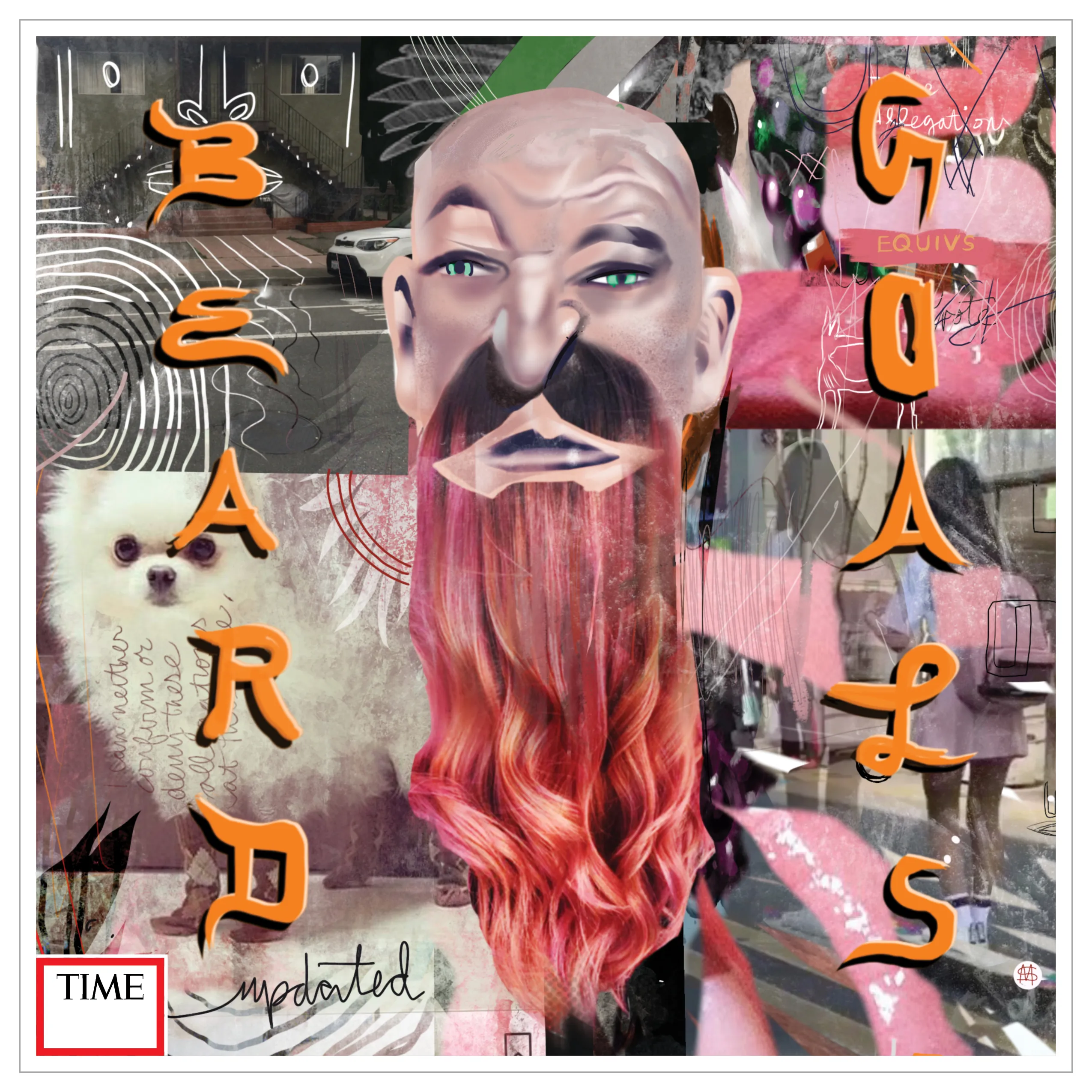 ”Beard Goals” is created with the finest natural ingredients, starting with artisanal fusion of rich wavy pixels and recycled motor oil. The image is infused with a proprietary blend of betel nut and gristle to enhance your viewing experience. It will help soften the mind, repair the mood, and nourish mental hi jinx. Has been proven to reverse the itching caused by foul moods and wild rogue hairs inside the cranium.

Ingredients: American hot wax, tree bark, all the nut butters we can muster, non-essential oils, toothpick eye props.