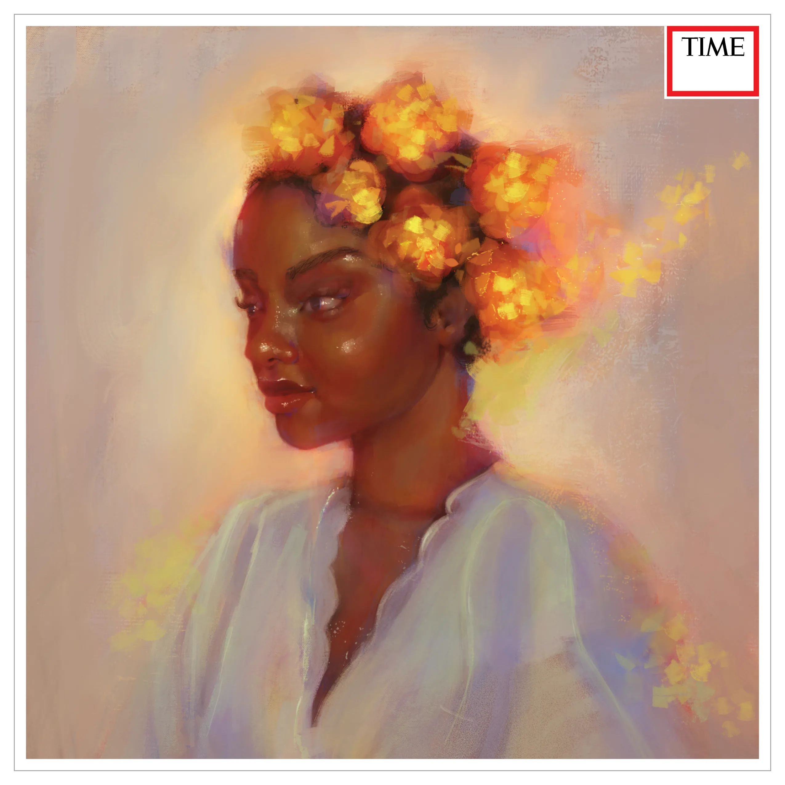 The Grace series is a celebration of black women. I wanted to focus on capturing black women not in pain or them doing something but rather in their stillness and joy.