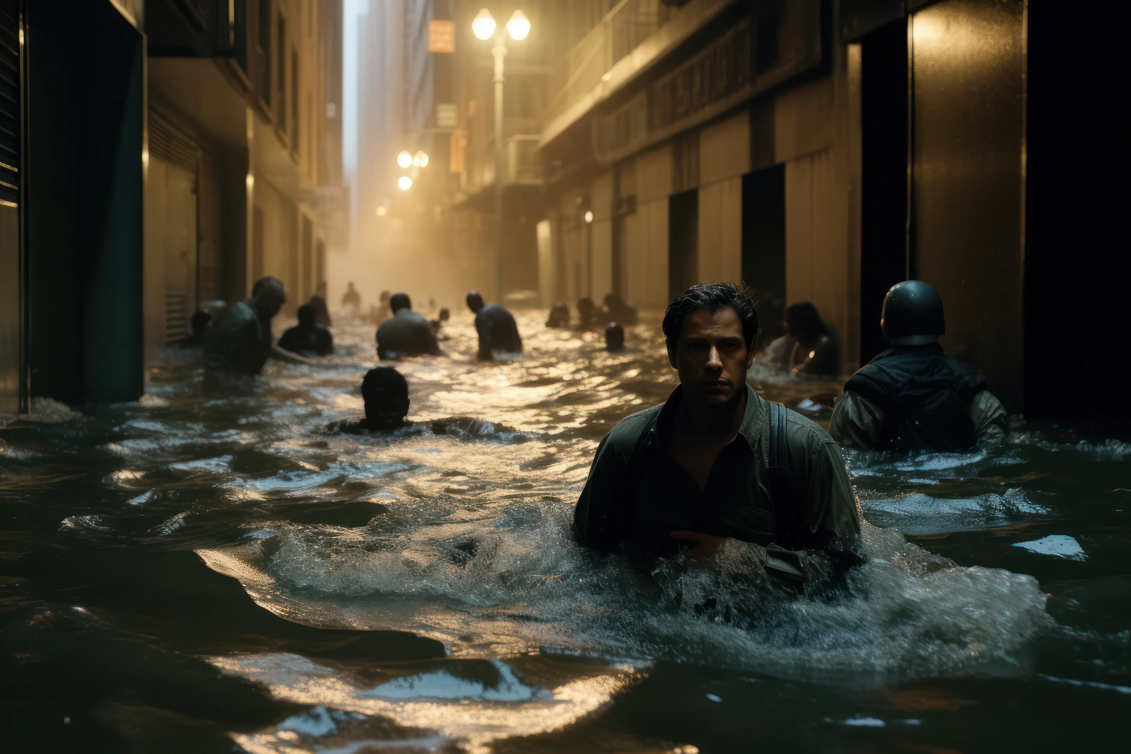 A Synthetic Photography Series Documenting a Fictional Crisis. In the summer of 1996, an unprecedented series of storms unleashed their fury upon New York City, causing widespread devastation. This art collection features 100 AI-generated images exploring stories of humans who don't exist and moments that never happened. BAPTISM questions the nature of truth in photography and invites viewers to reflect on the role of AI-generated imagery in shaping our understanding of history.